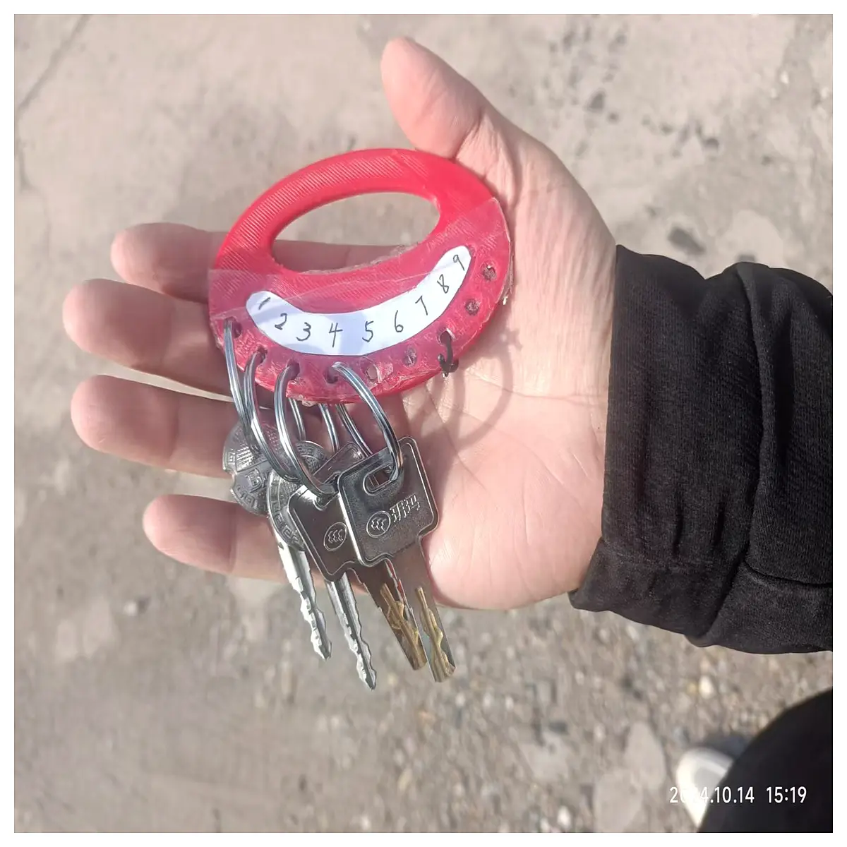 Key Chain Accessories Car Mobile Key Holder Simple Decoration Key Piece Key Ring Practical Easy Carry Keychains