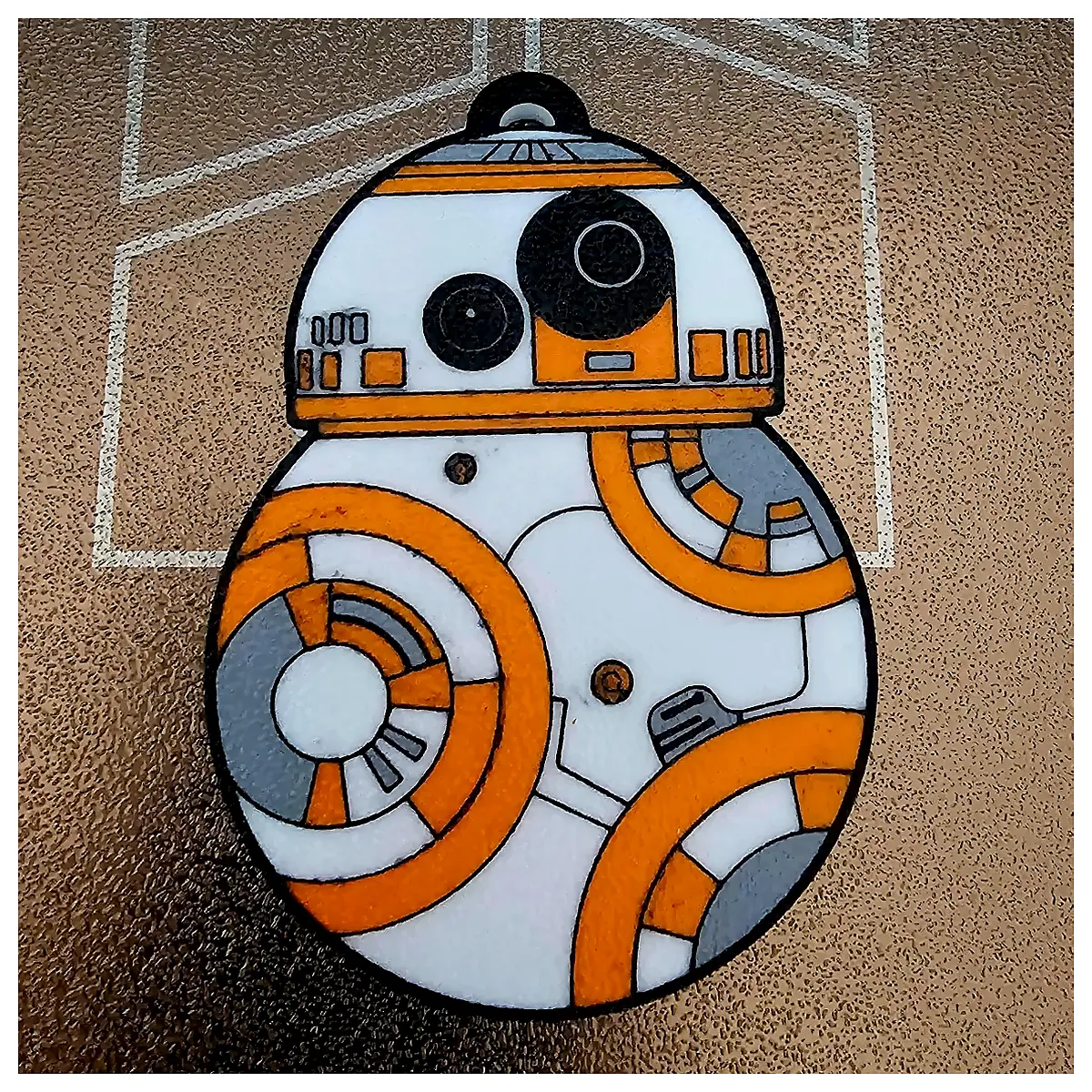 BB8 Keychain Popcorn Design Merchandise Anime Keychains Friends Keychains