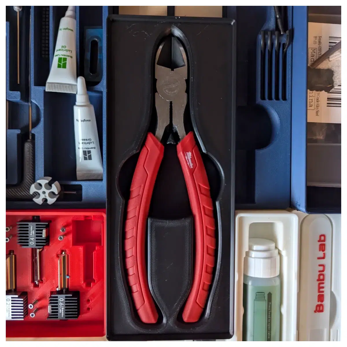 Gridfinity 8 Inch Cutting Pliers Electronics Repair Tool Component Disassembly DIY Electronics Accessories