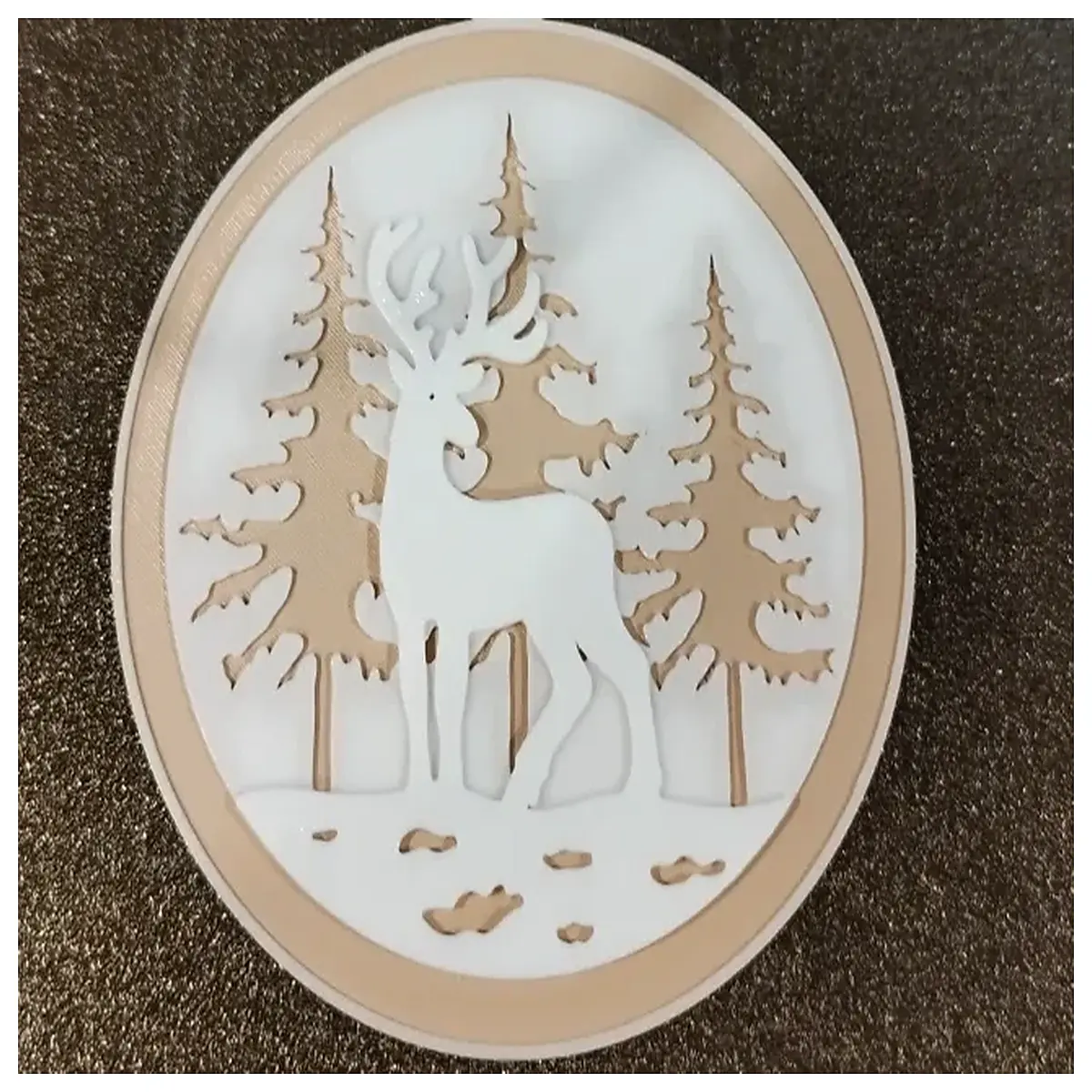 Christmas Decoration Deer Model Figurine Festive Decoration Christmas Gift Decoration Deer Antlers Christmas Tree Accessories Ornament