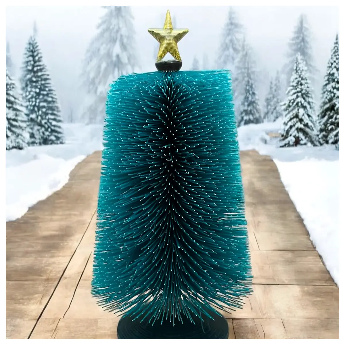 mini desktop christmas tree with lights for office desk small xmas decor for home festive holiday table centerpiece