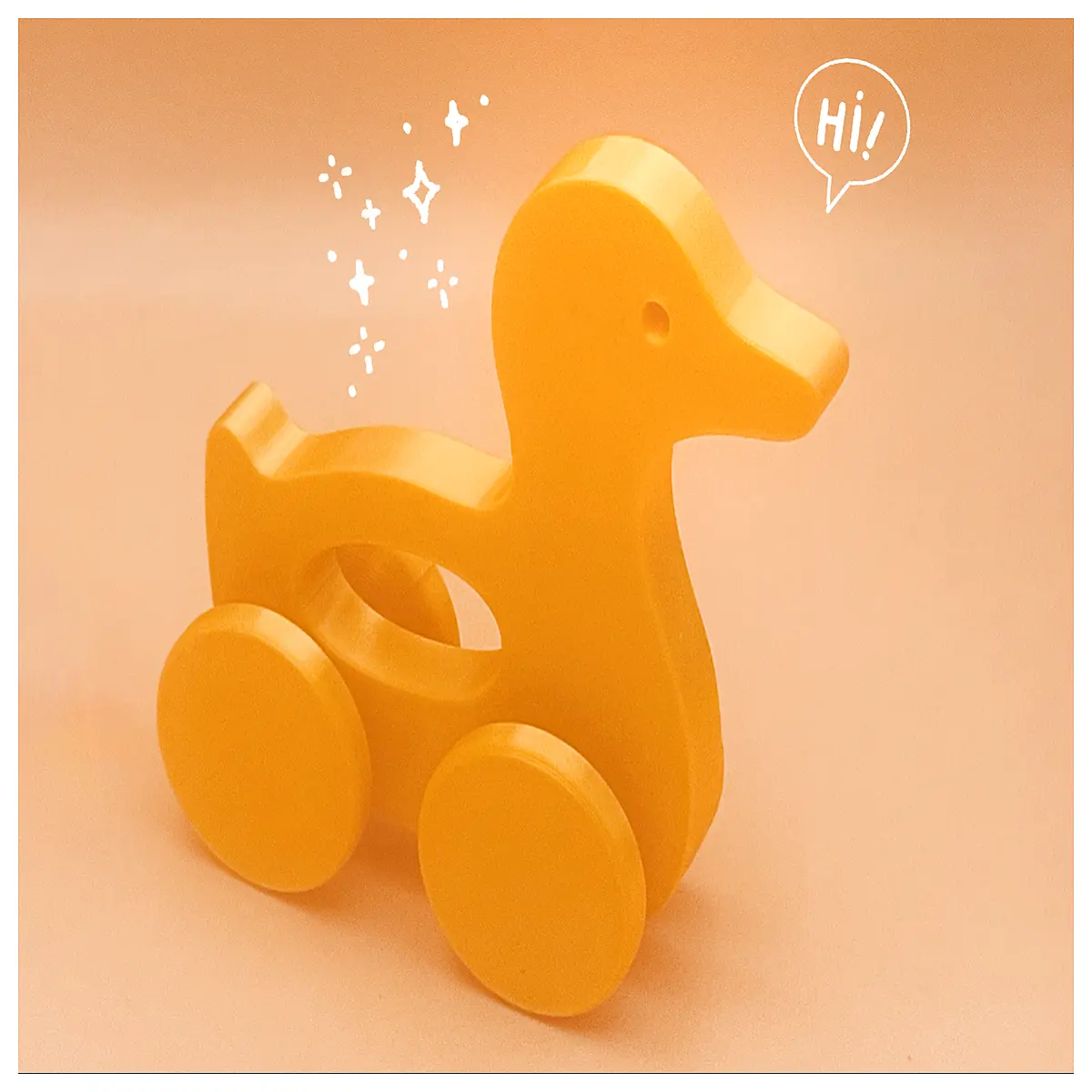 Duck Toy Car Shaking Vibration Baby Educational Toys Duck Car Toy Infants Children Fun Motion Vehicle