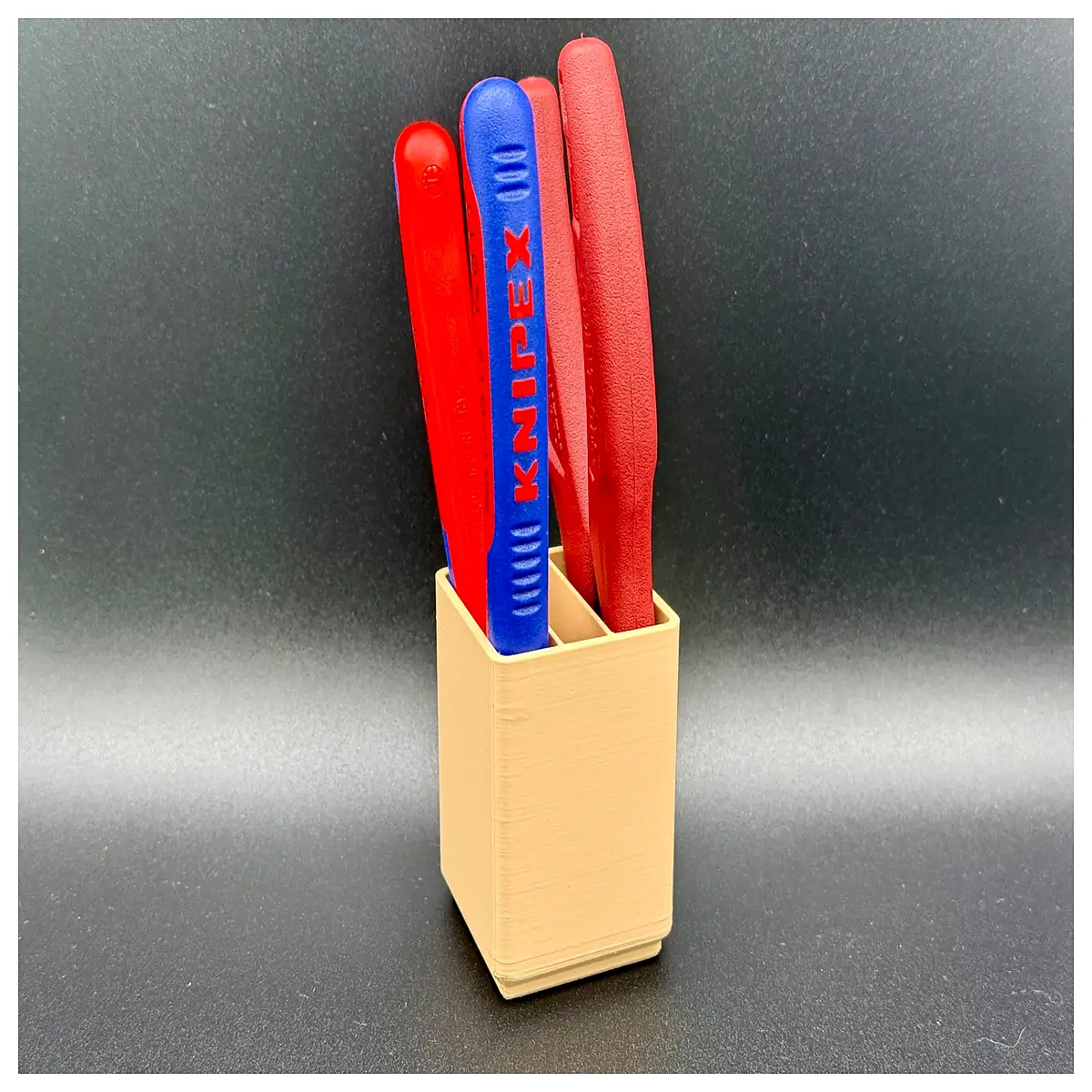 gridfinity organizer bin holder for pliers wire cutters storage system modular parts container