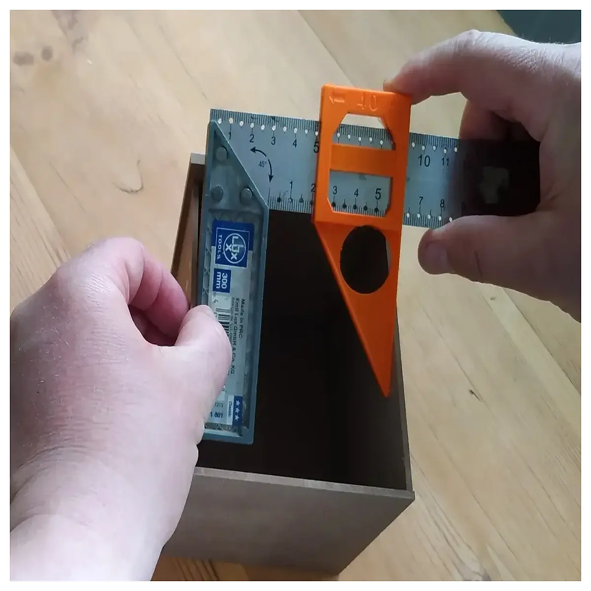 woodworking caliper tool for square carpentry measuring depth gauge adapter precision layout instrument
