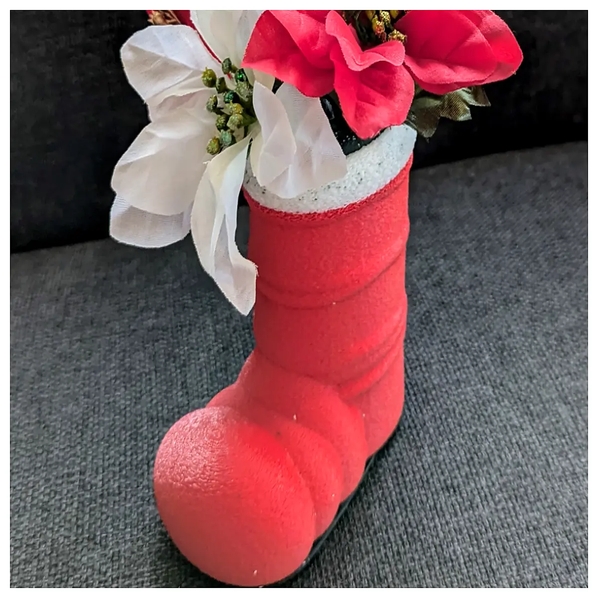 Decorative Santa Boots Christmas Decoration Gift Boot Festive Accessory Christmas Shoe Ornament