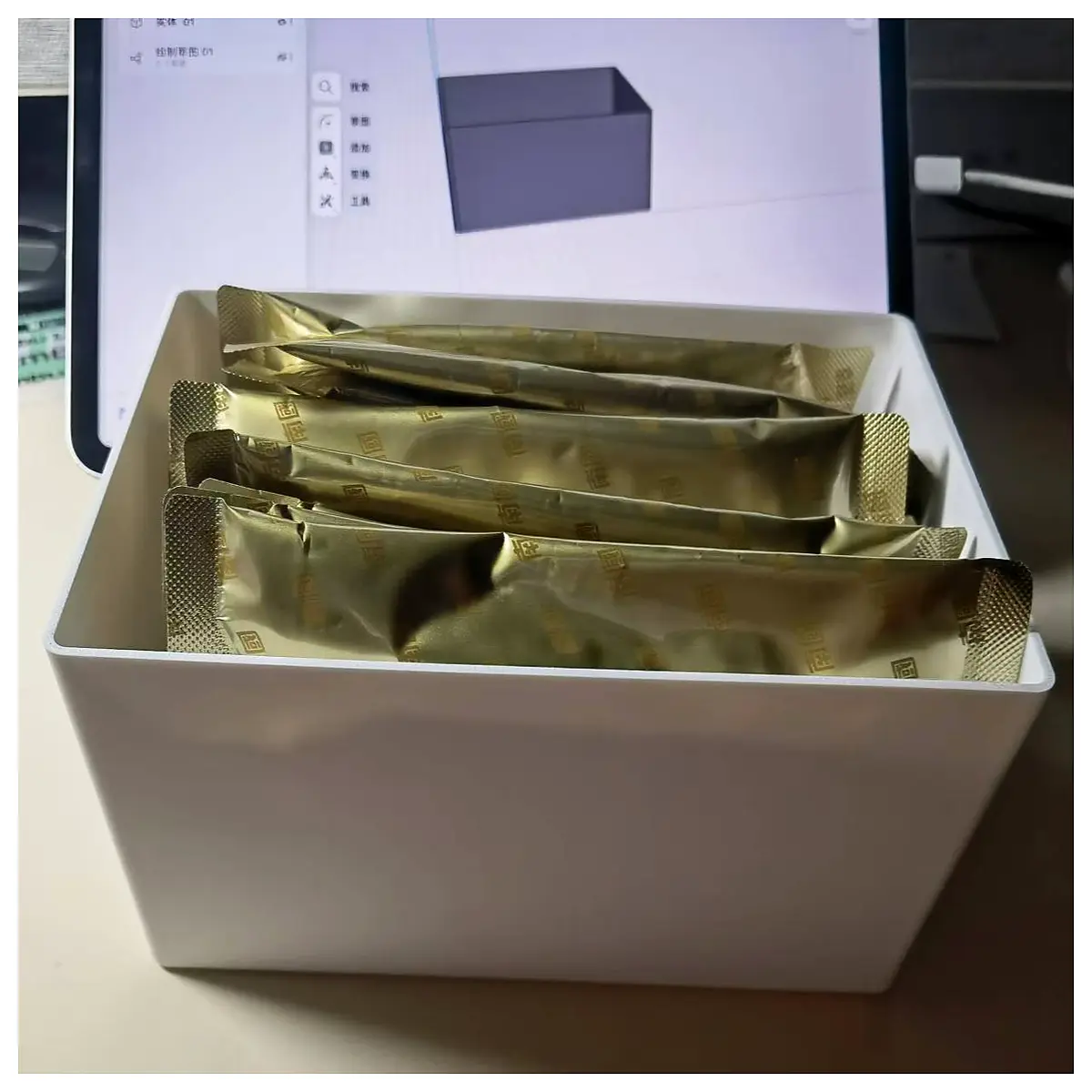 Drawer Milk Tea Storage Box Snack Organizer Food Storage Container Kitchen Organizer Sealed Box Candy Cookie Can Dispenser Drawer Storage