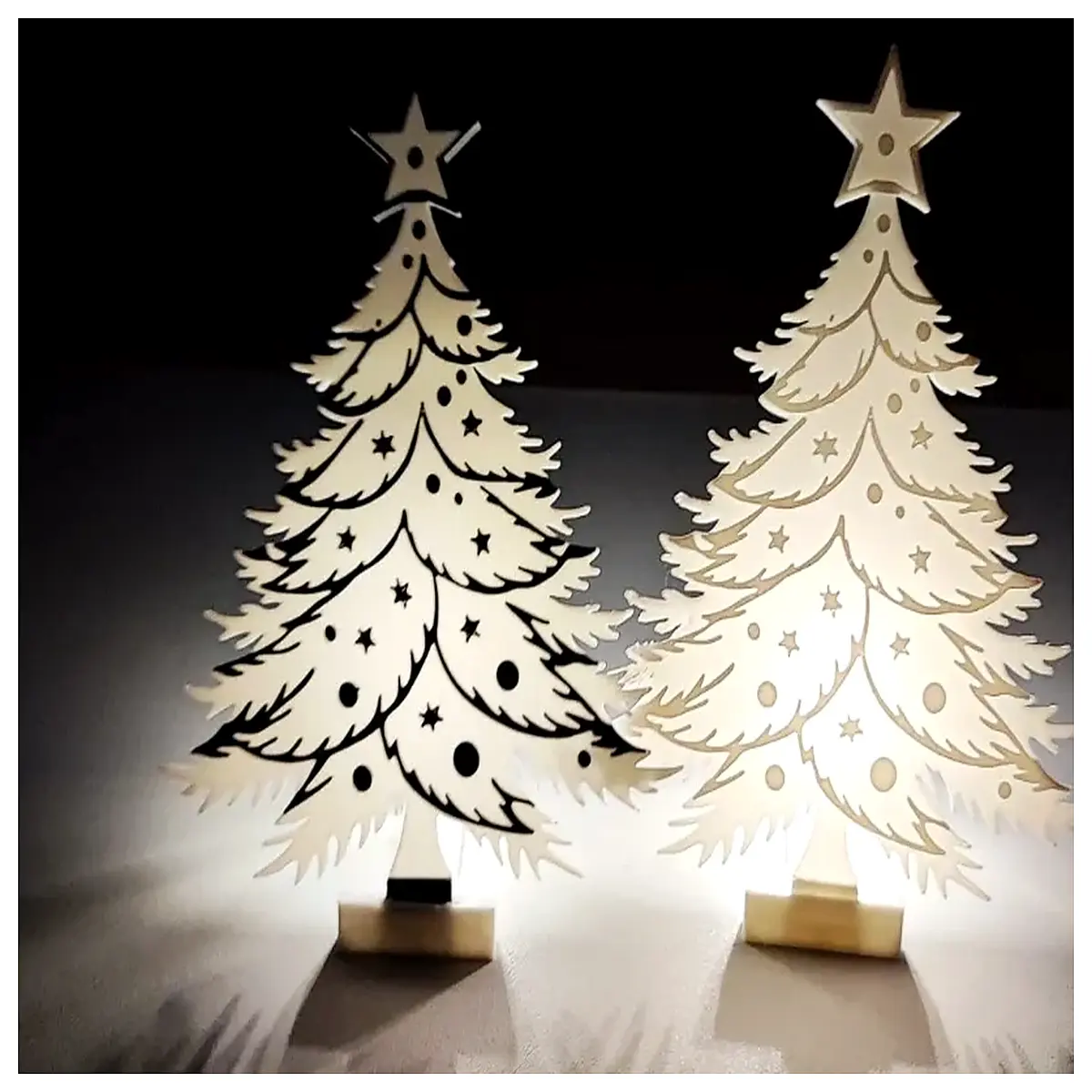 Christmas Tree Decoration Small Candle Set Festive Scene Christmas Decor Christmas Gift Holiday Atmosphere Christmas Eve