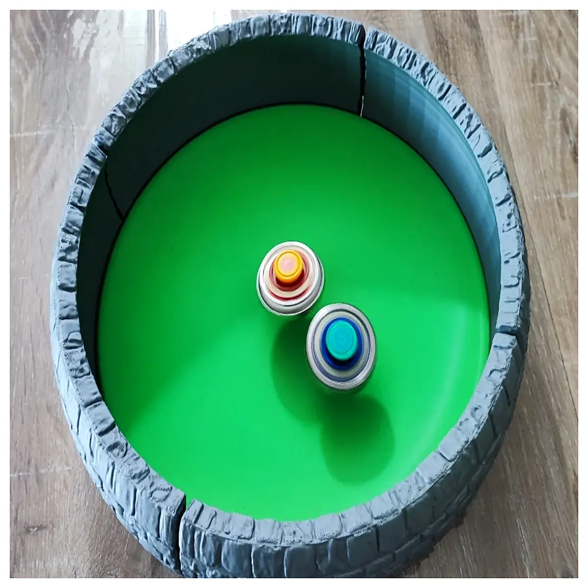 professional gyro racing track set with lights high speed spinning tops for kids boys toys durable plastic circuit with loops and jumps