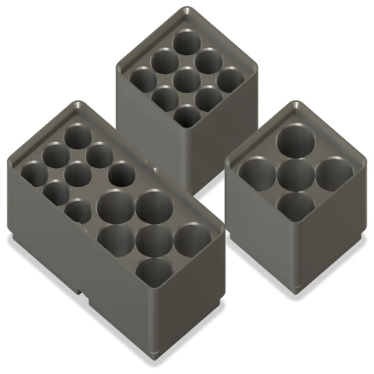 gridfinity battery organizer 5aa 9aaa modular storage bins for workshop tool box parts sorting