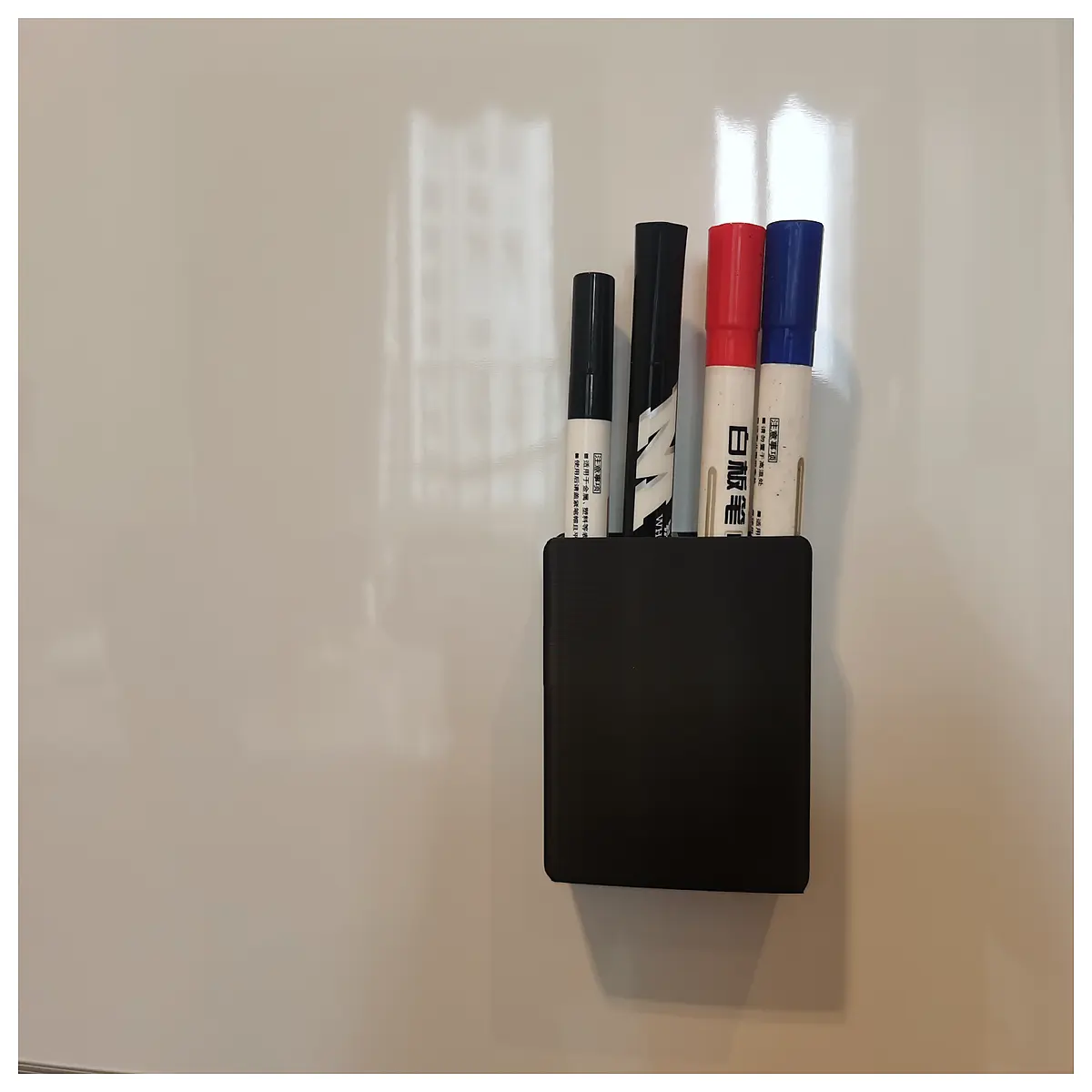 Magnetic Clip Whiteboard Pen Holder 4 Magnetic Pen Clips Whiteboard Accessories Magnetic Pen Stand Desk Organizer Office Supplies