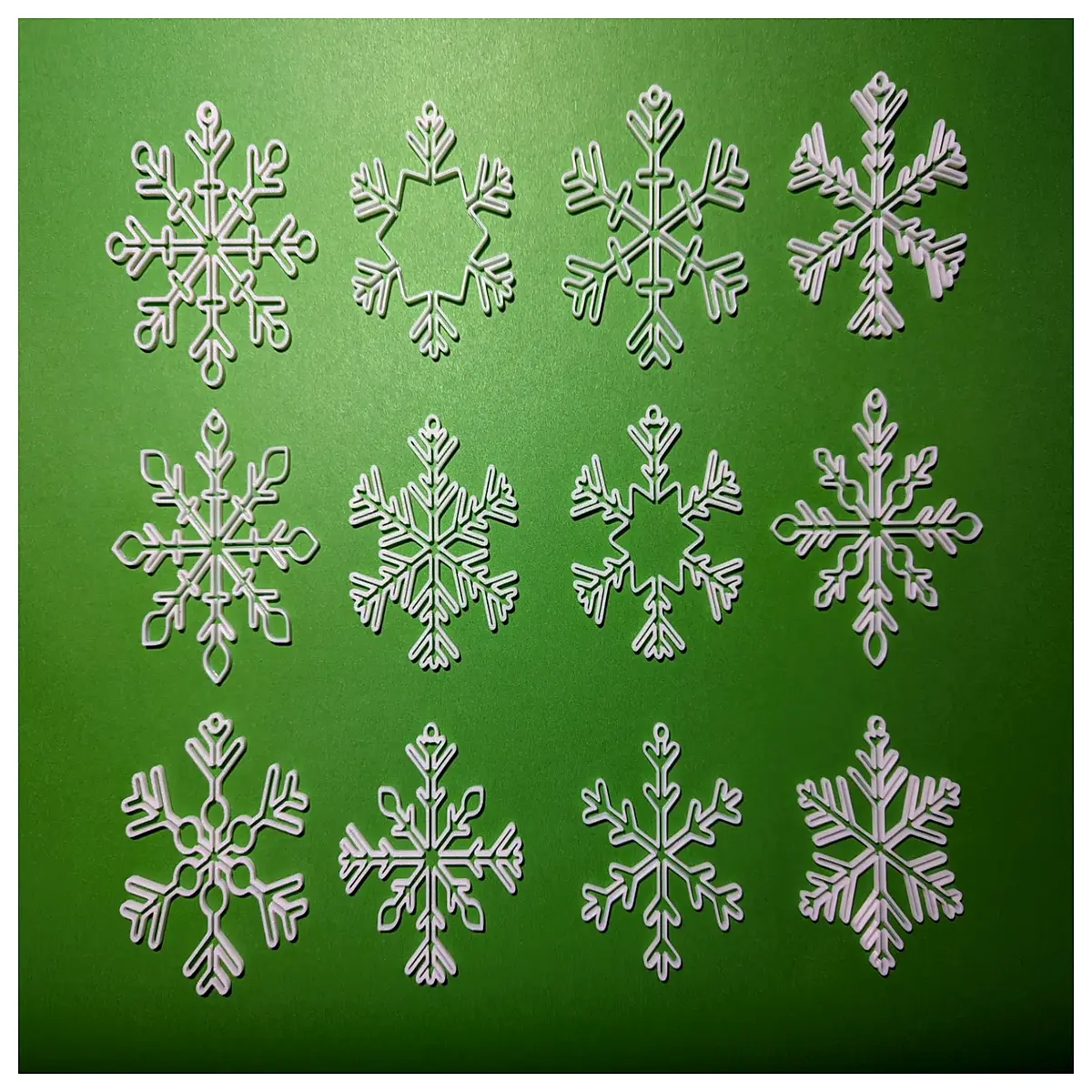 Christmas Snowflake Ornament Festive Decoration Christmas Tree Accessory Indoor Decor Party Decoration