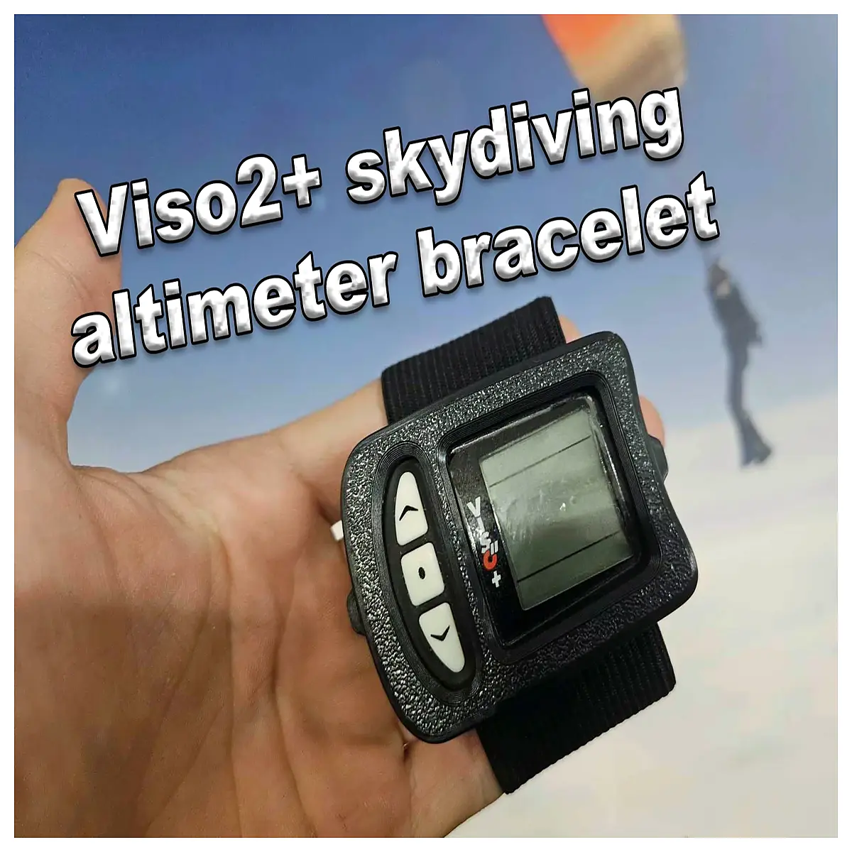 Viso2 Parachute Jump Altitude Tracker Extreme Sport Measurement Jump Altitude Data Logging Pro Sport Accessories