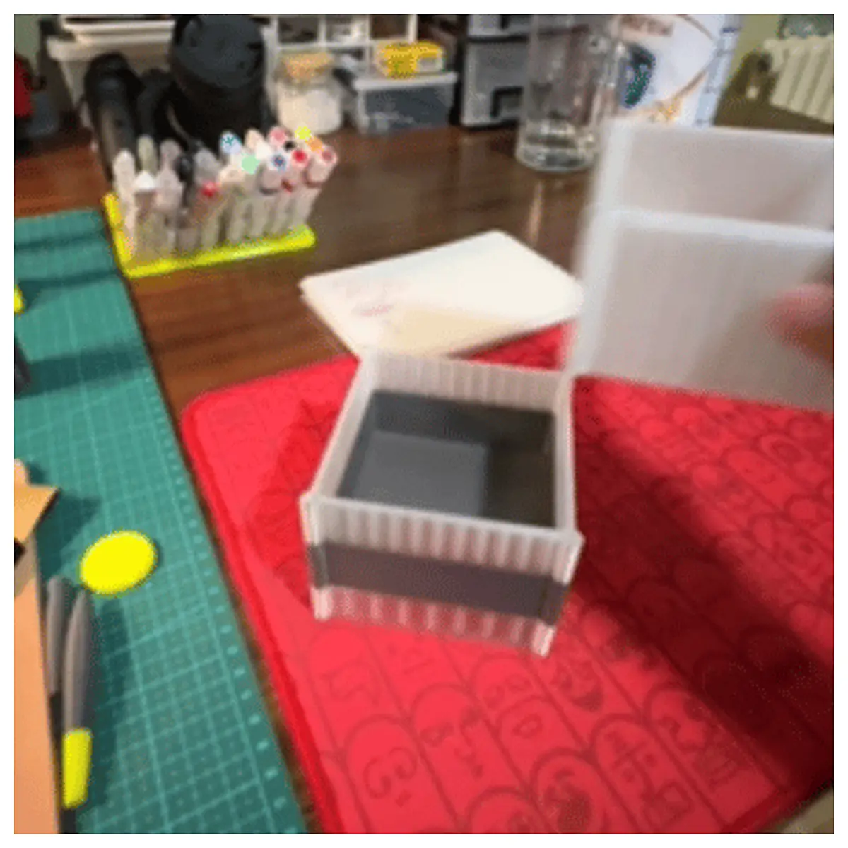 Magnetic Absorbent Box Magnetic Adsorption Storage Box Magnetic Box Magnetic Absorbent Box Accessories Magnetic Storage Supplies Simple Magnetic Organ