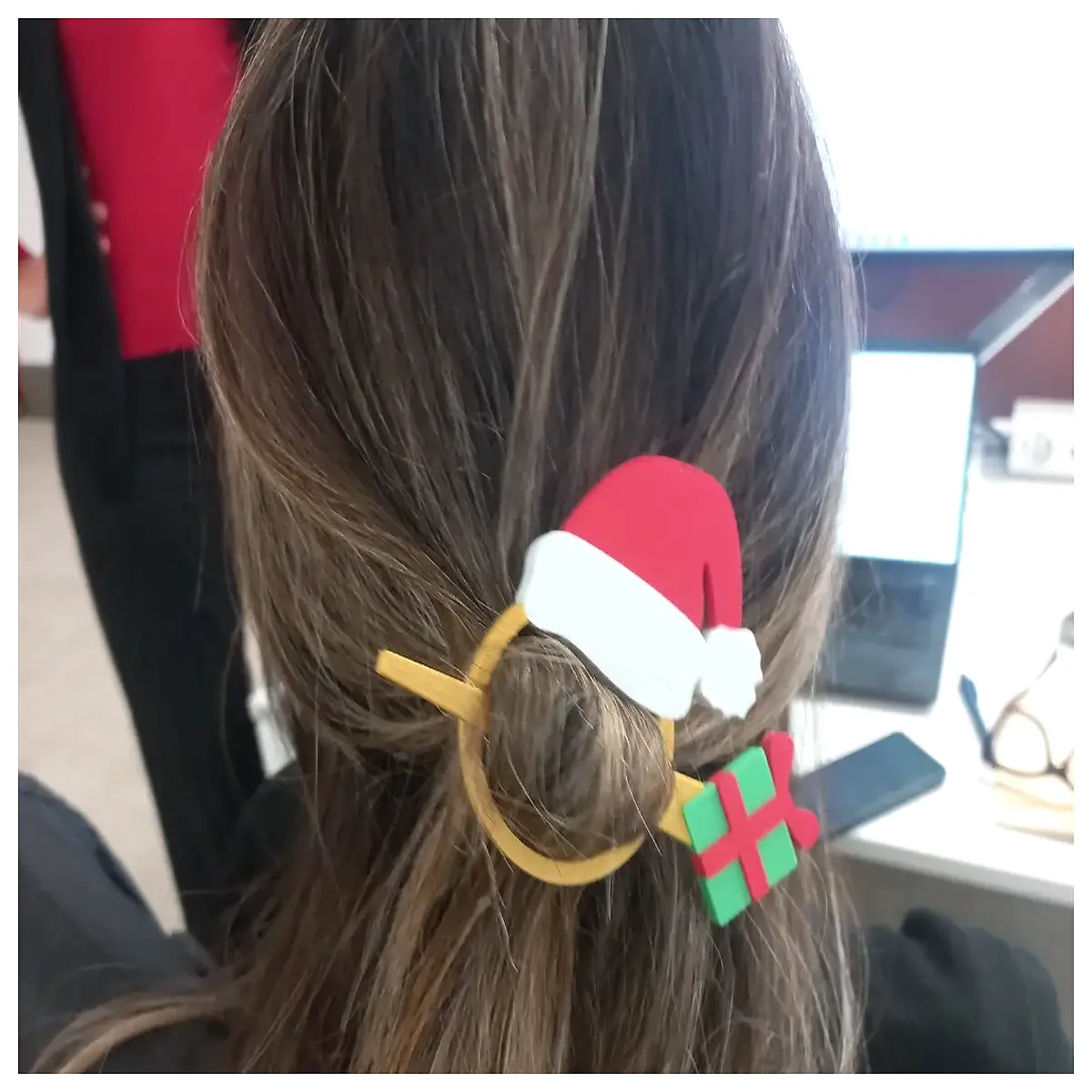 Christmas Hair Accessories Santa Claus Ornament Festive Hair Clips Girls Hairpins Christmas Gift Theme Decoration