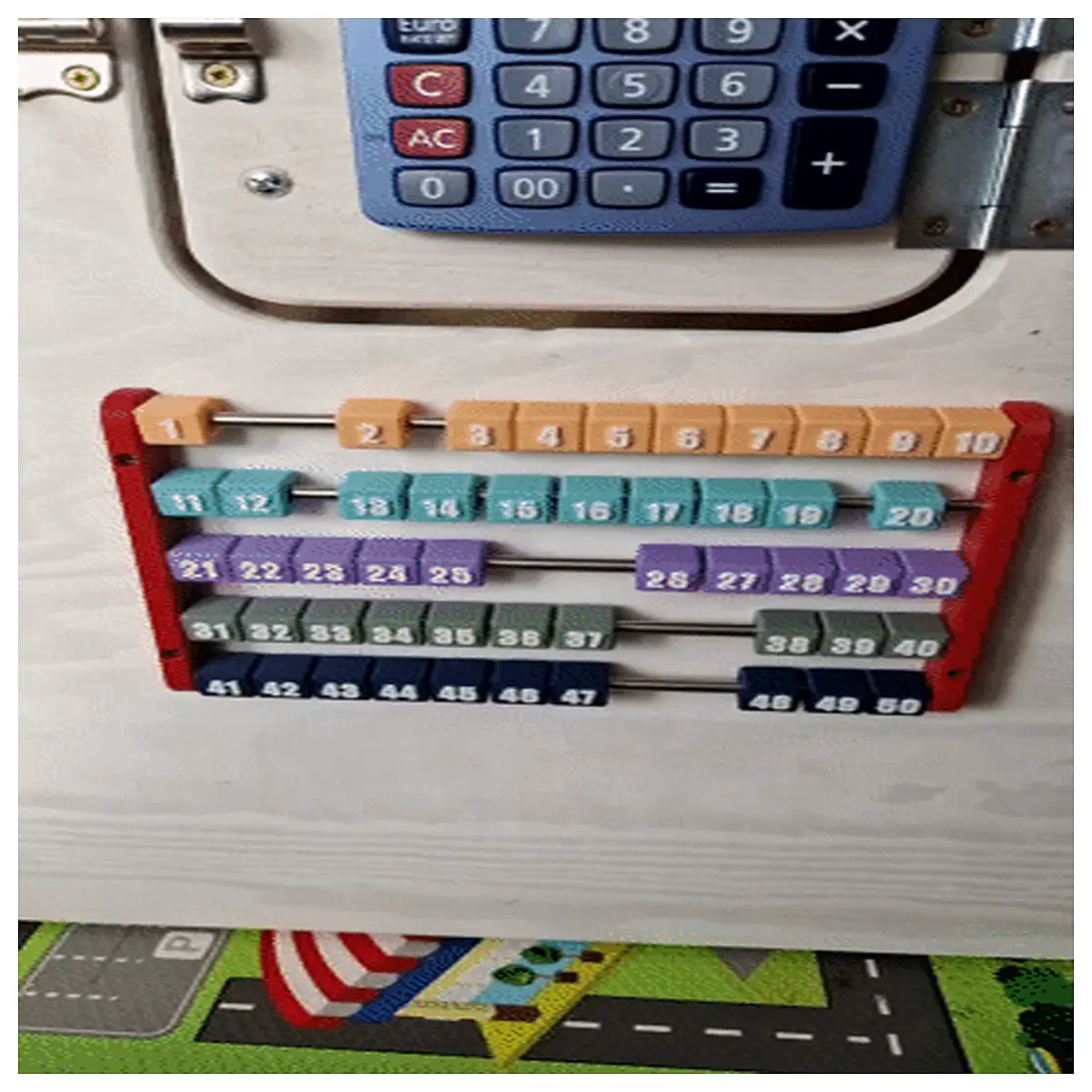 Activity Board Counter Drawing Board Counting Board Educational Toys Kids Activity Panel Counter Accessories Learning Tools