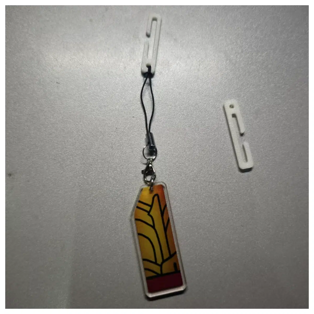 Mouth Shaped Clip to Rope Loop Accessory Hook Connector Keyring Conversion Head Mobile Phone Lanyard Decoration Clip Quick Connection Phone Accessorie