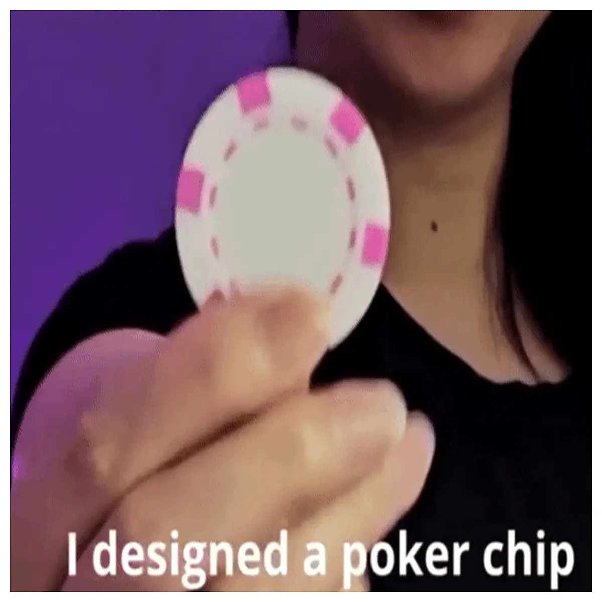 MakerChip Blank Poker Chips 1 Inch Stickers Poker Game Accessories Card Deck Decorations Gaming Supplies Poker Parts