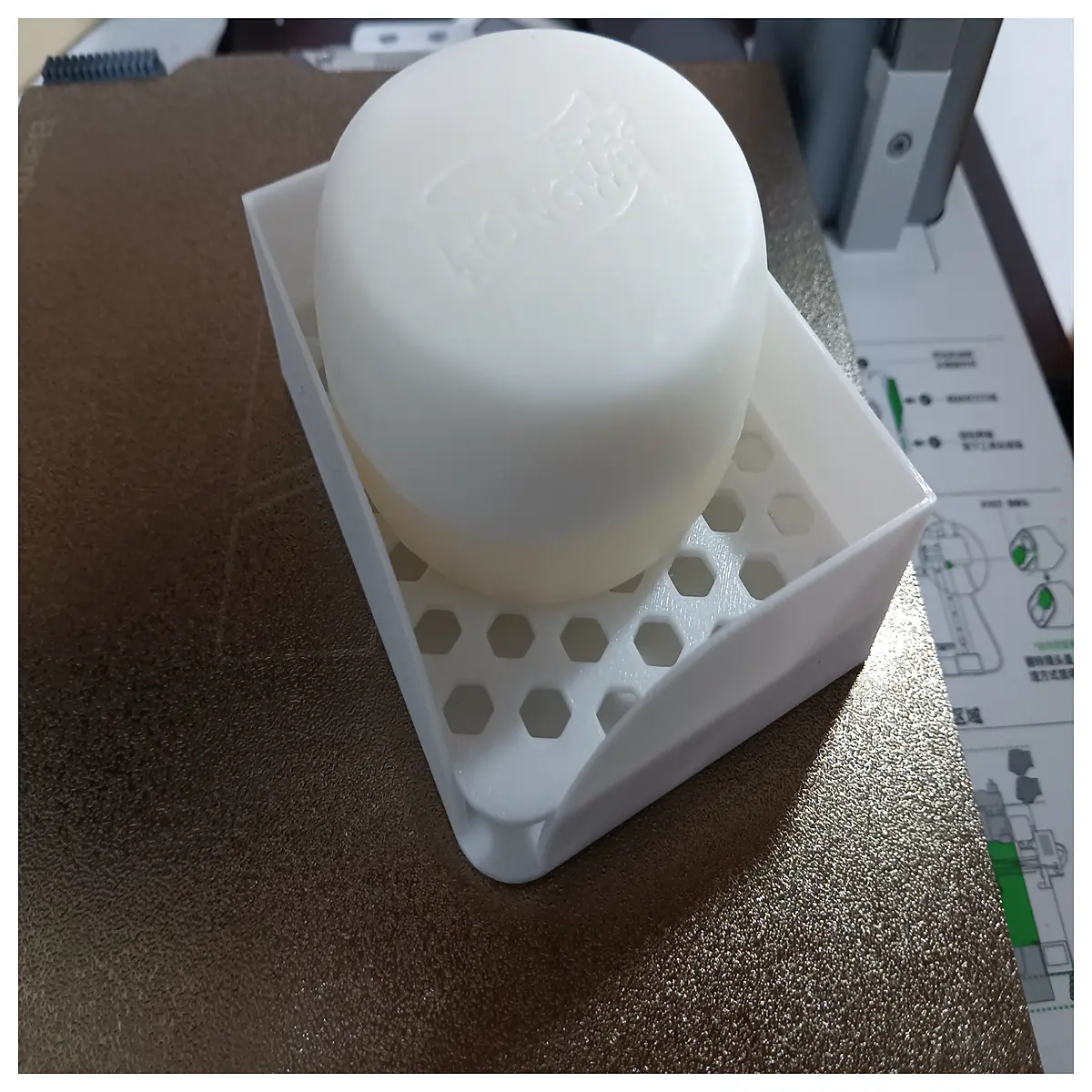 bathroom soap dish with drainage holes hanging soap saver tray for shower non slip ceramic soap holder
