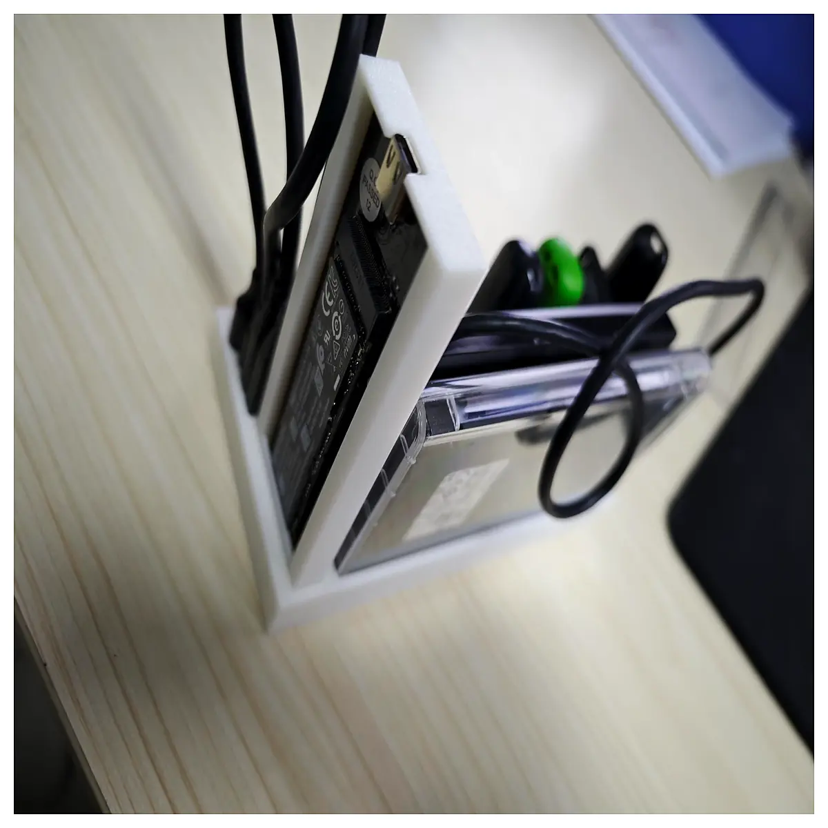portable hard drive case organizer for external ssd hdd storage box protective sleeve travel accessories