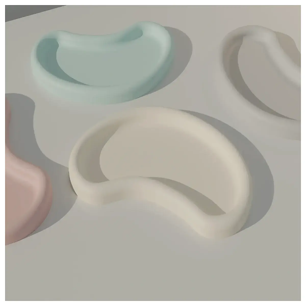 aesthetic resin trinket tray for vanity desk organizer decorative jewelry dish holder stylish bathroom counter storage box