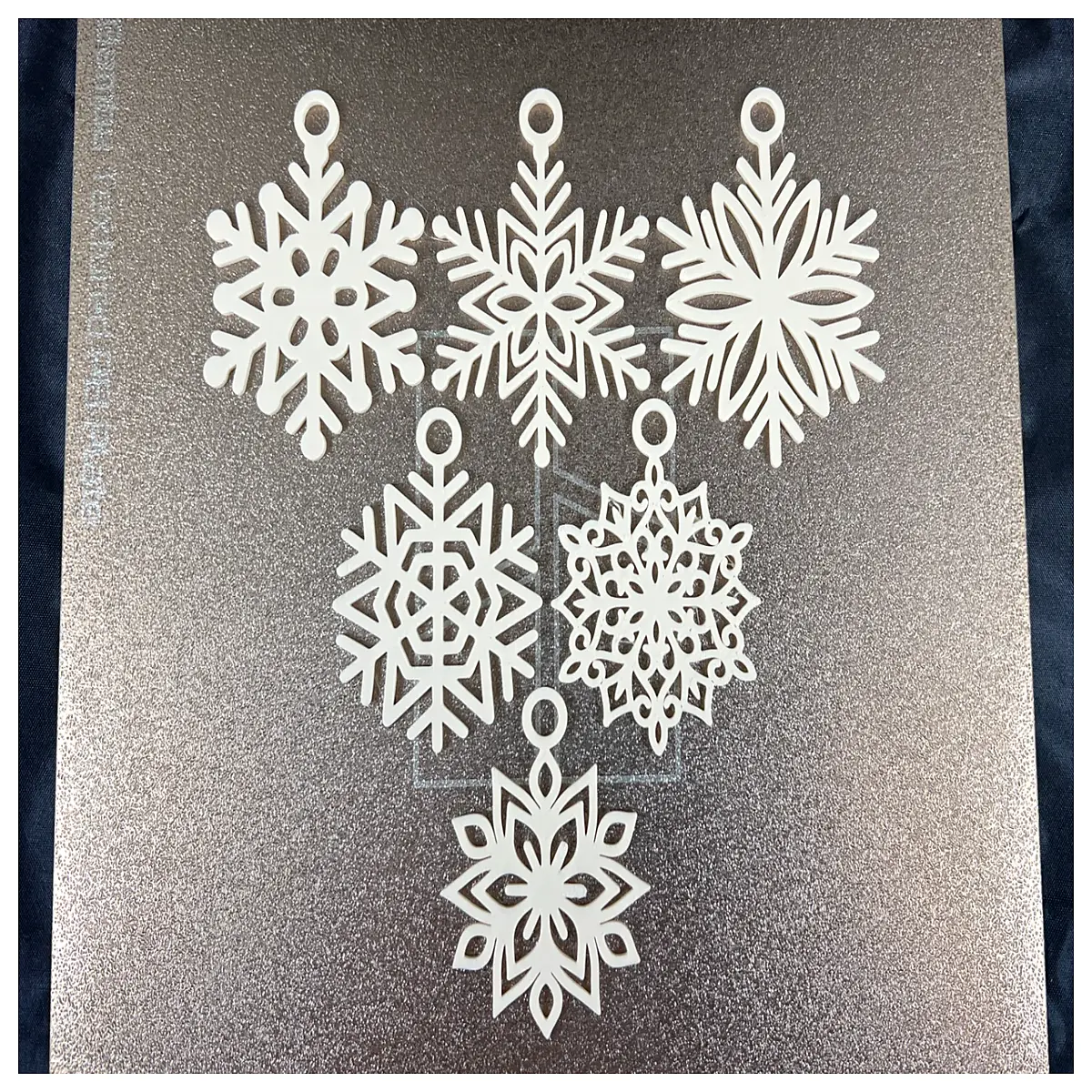 christmas snowflake decorations for home hanging ornaments window decals party supplies