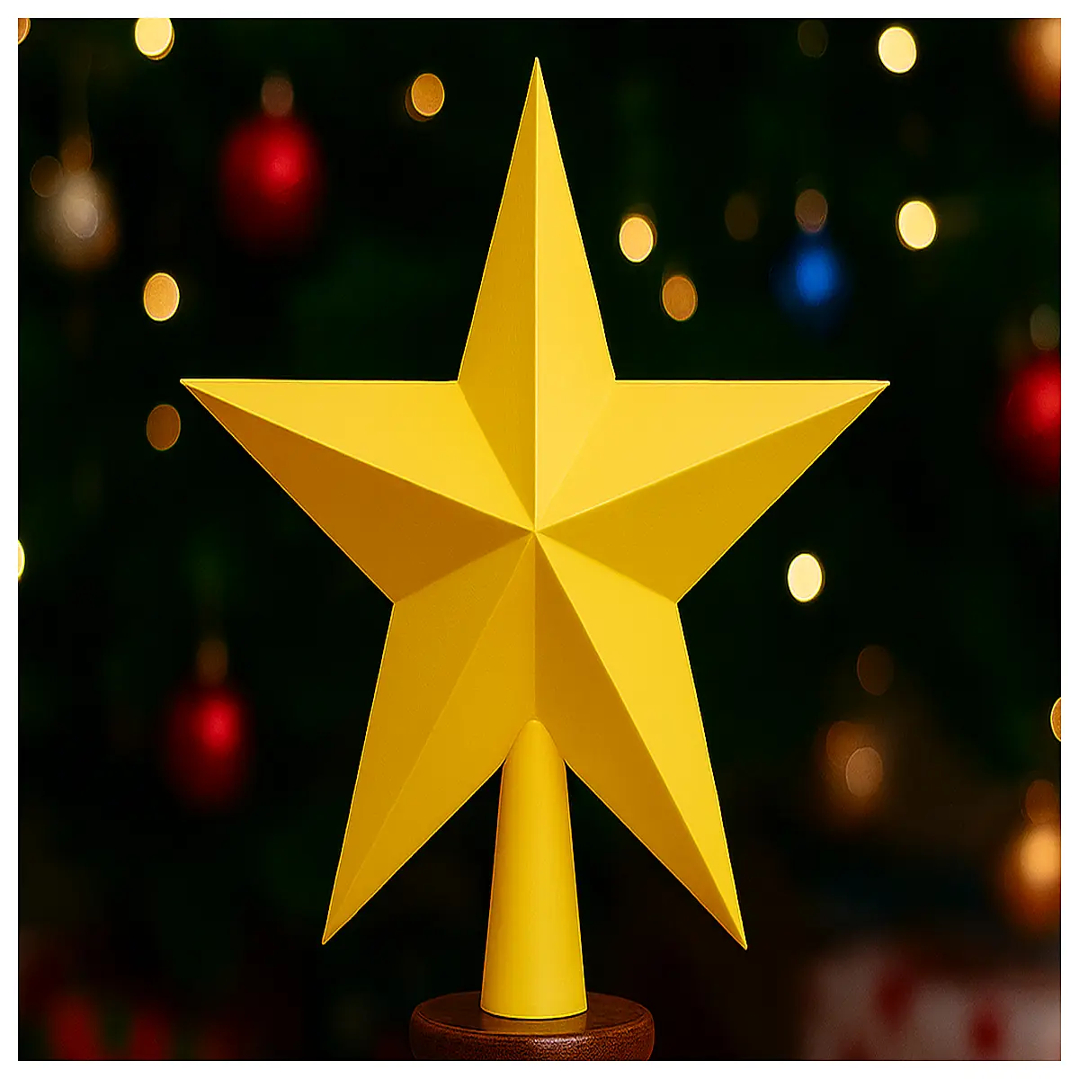 Christmas Star Ornament Festive Decoration Star Tree Topper Holiday Decor Christmas Star Accessory