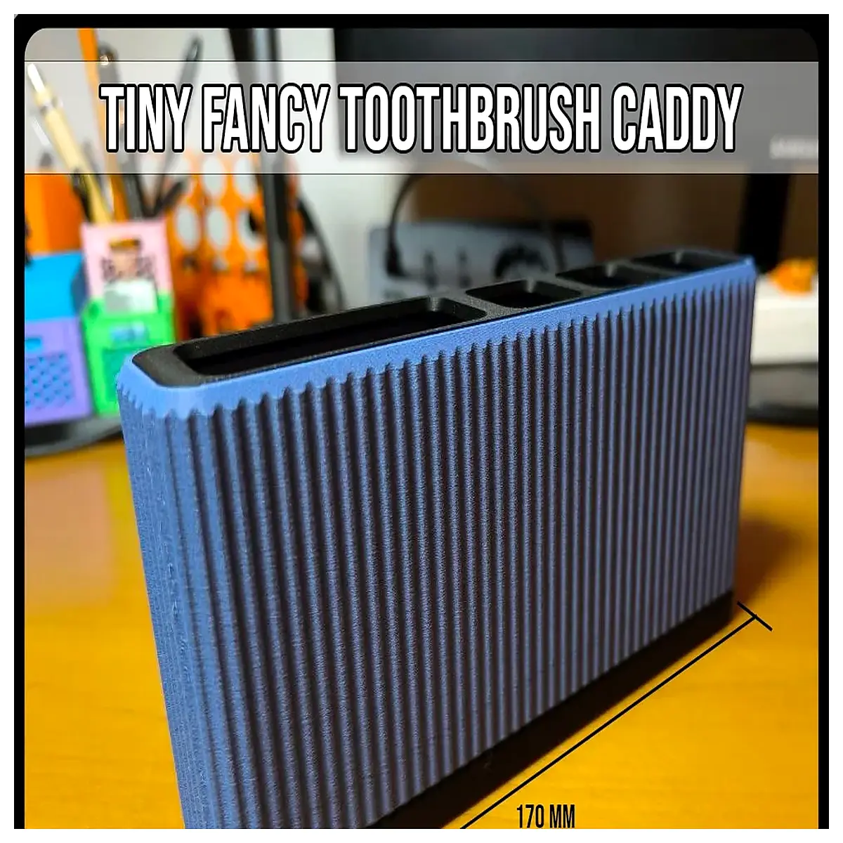 Mini Toothbrush Holder Compact Desktop Toothbrush Stand Bathroom Organizer Small Accessory Toothbrush Parts Keep it Neat
