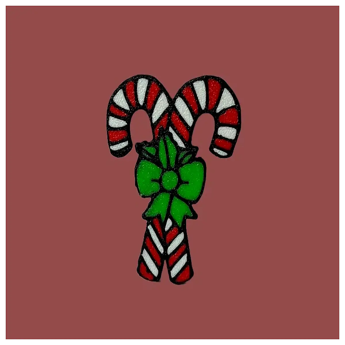 Candy Cane Walking Stick Christmas Pins Candy Christmas Accessories Festive Gift Walking Stick Decoration Christmas Candy Cane