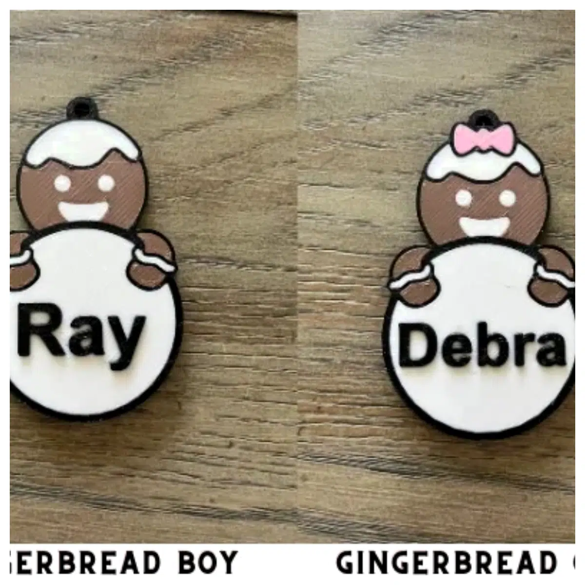 custom gingerbread man woman cookie cutters personalized holiday baking molds for kids christmas party favors