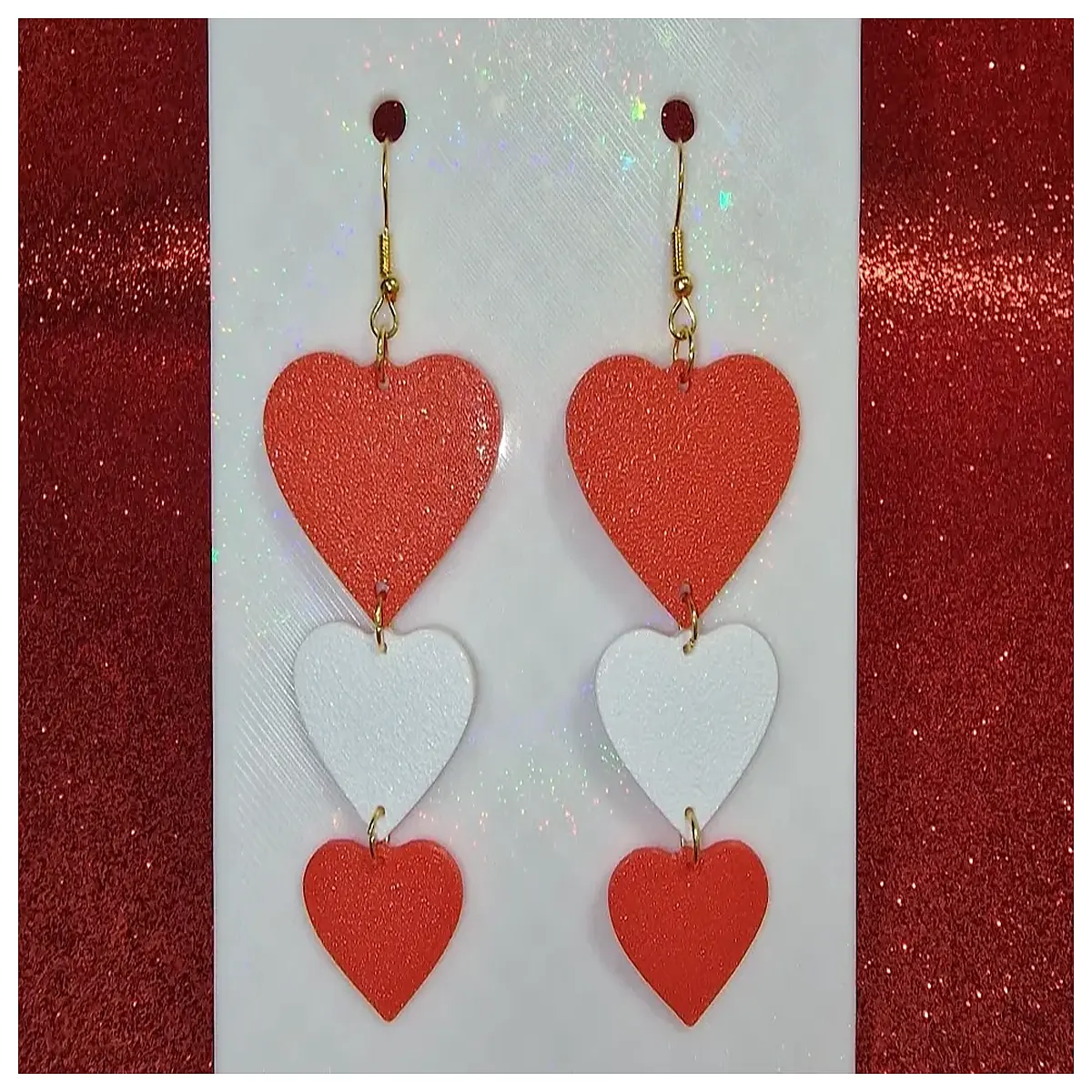 Three Earrings Shaped Earrings Delicate Romantic Gift Girls Accessories Elegant Earring