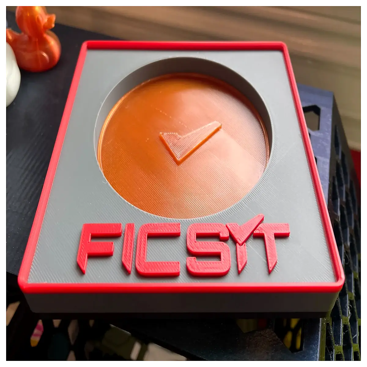 ficsit mug holder gridfinity compatible desk organizer storage cup
