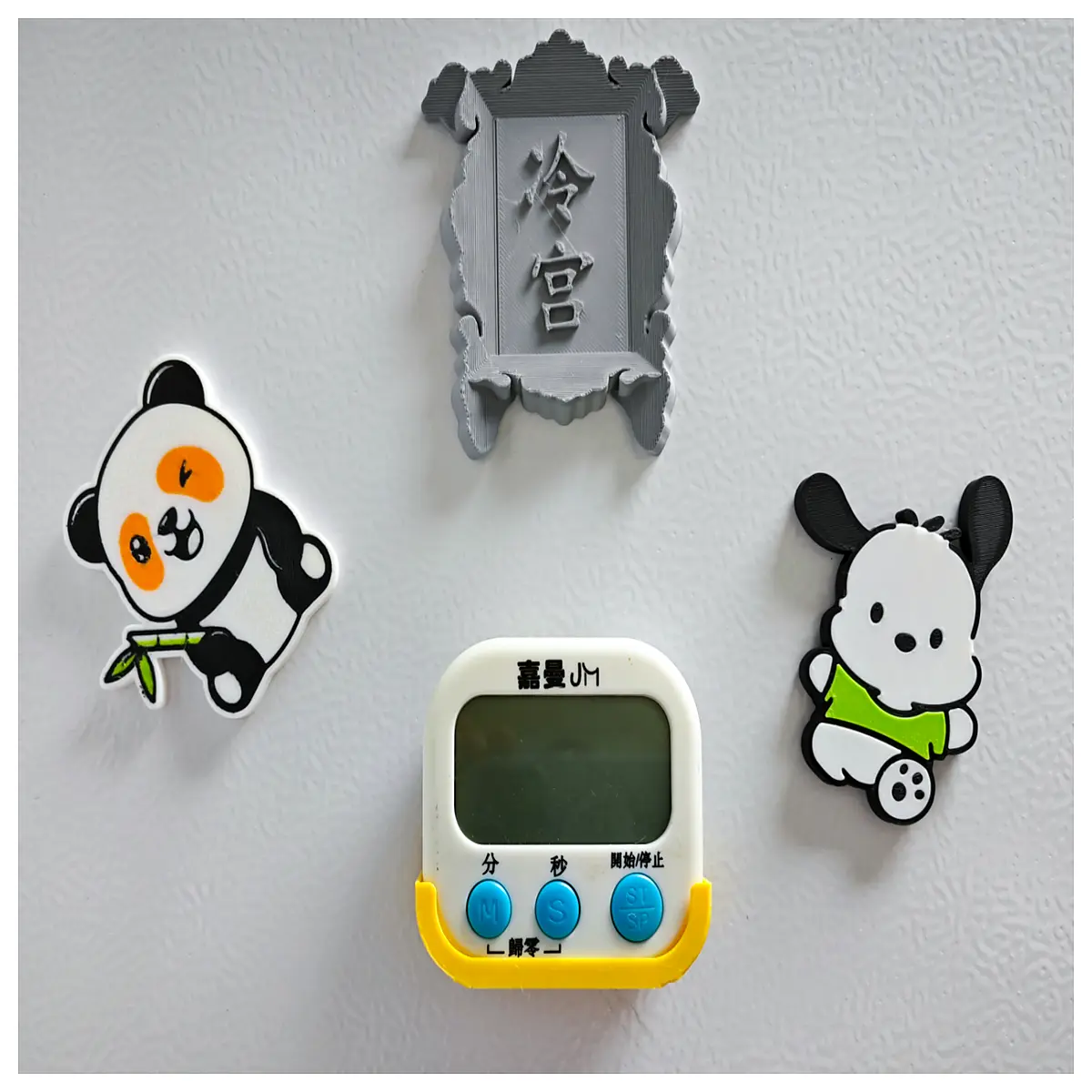 Kitchen Timer Fridge Magnetic Mount Kitchen Timer Hook Fridge Magnetic Holder Timer Fixing Device Kitchen Gadget Accessory