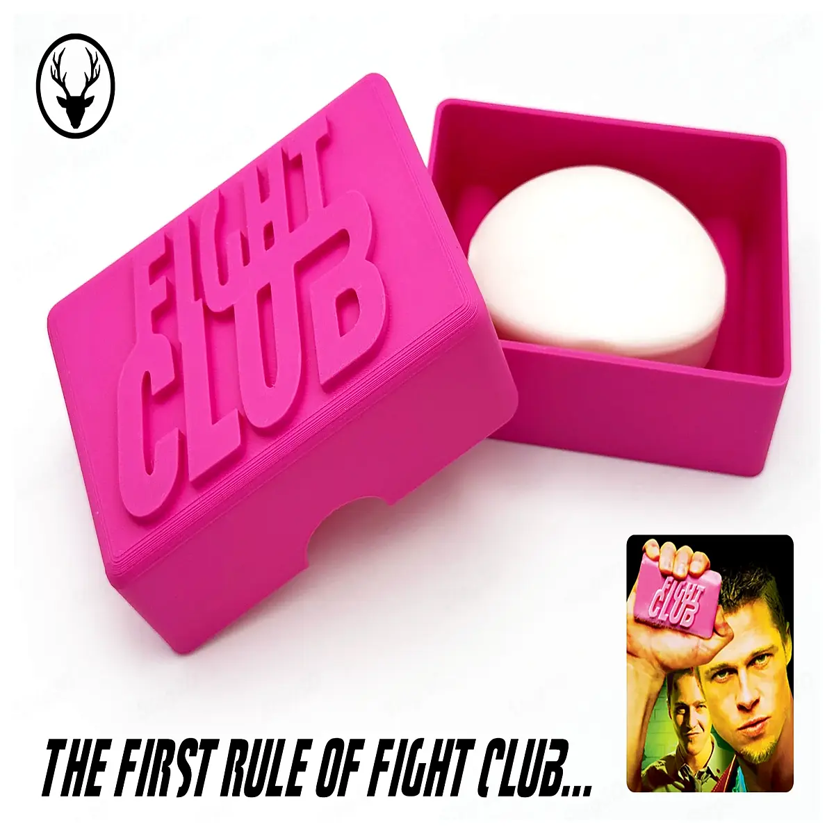 Fight Club Soap Holder Bathroom Organizer Soap Dish Shelf Kitchen Countertop Storage Simple Design