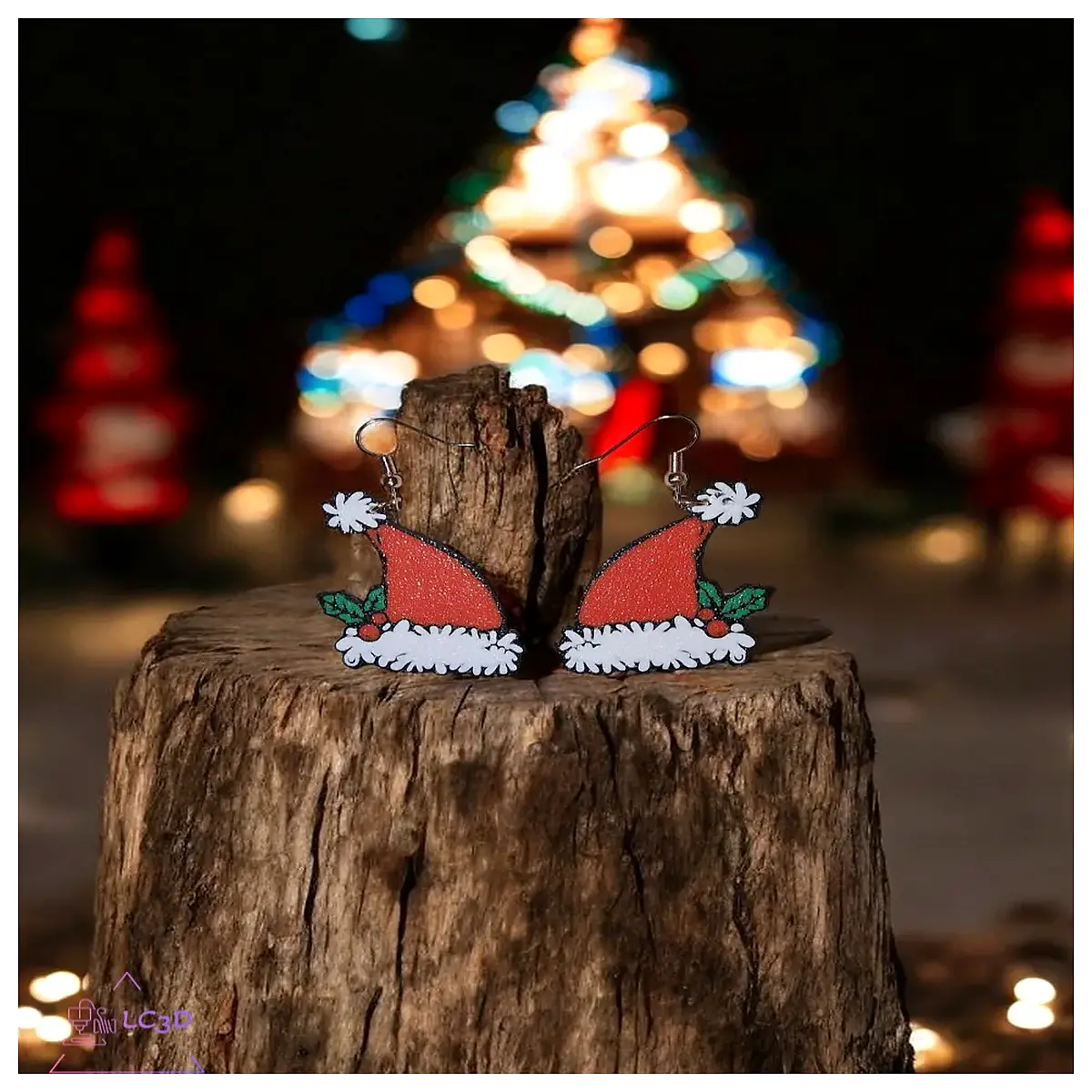 Christmas Hat Earrings Festive Headband Accessories Christmas Gift Holiday Decoration Christmas Earring Sets Party Decorations