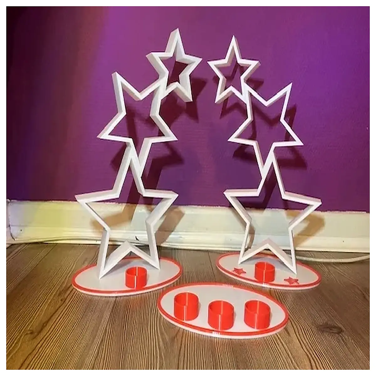 Christmas Star Plugin Stacked Christmas Plate Festive Decor Christmas Gift Christmas Tree Accessories Holiday Ornament