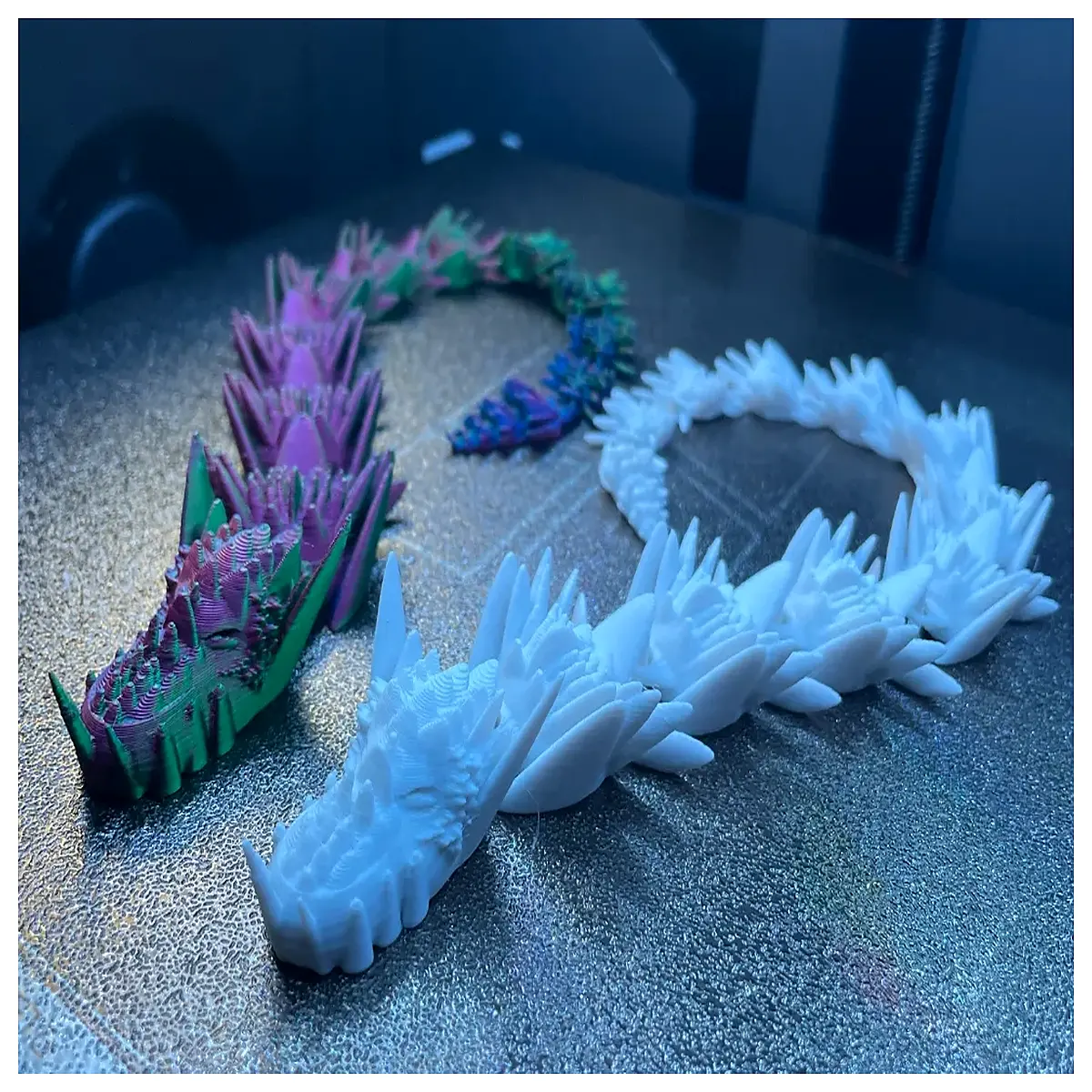 Articulating Dragon Sculpture Decor Figurine Indoor Garden Landscape Ornament Accessory Art Display