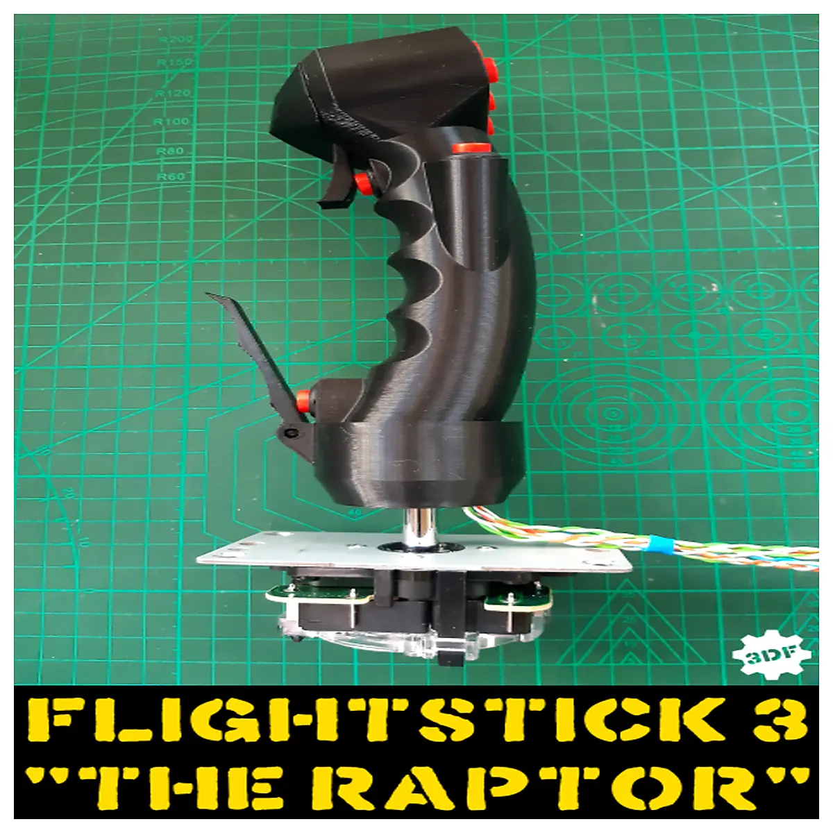Digital Arcade Joystick Falcon 3 Flight Stick Game Controller Joystick Gaming Accessories Simulator Control 3D Stick