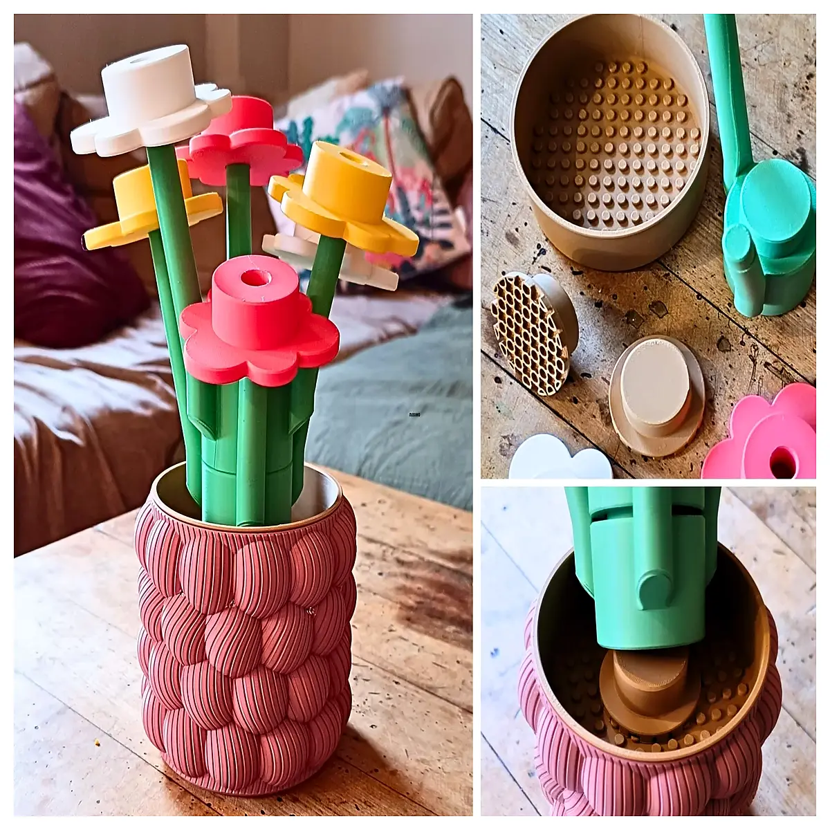 flower pot adapter brick wall mount holder for hanging planter diy decor