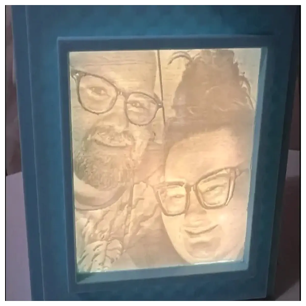 Translucent Relief Lithograph Fairy Box Frame Art Display Stand Hanging Frame Wall Decor