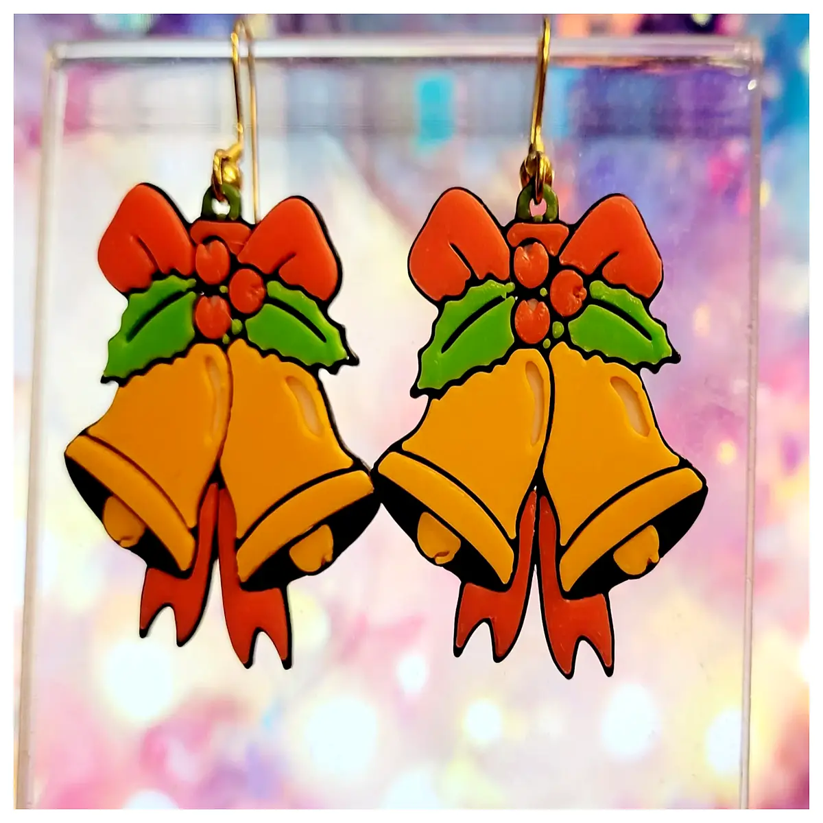 Christmas Jingle Earrings Women s Festive Jewelry Christmas Gift Decoration Jingle Earrings Christmas Earrings