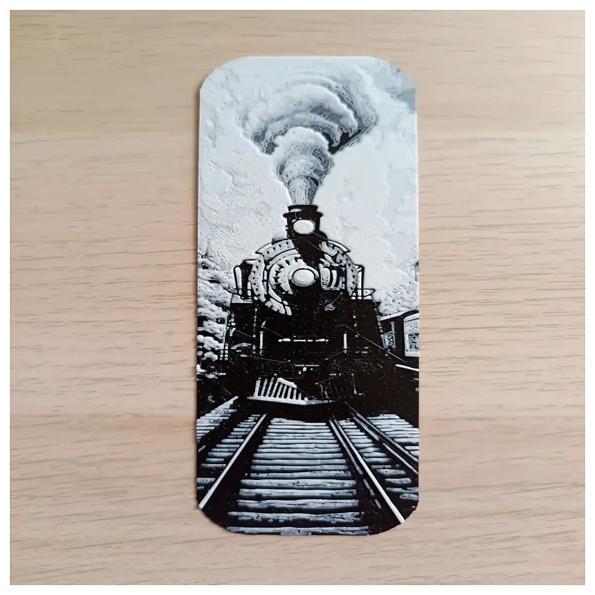 Vintage Train Bookmark Railway Memorabilia Steam Train Collection Rail Enthusiasts