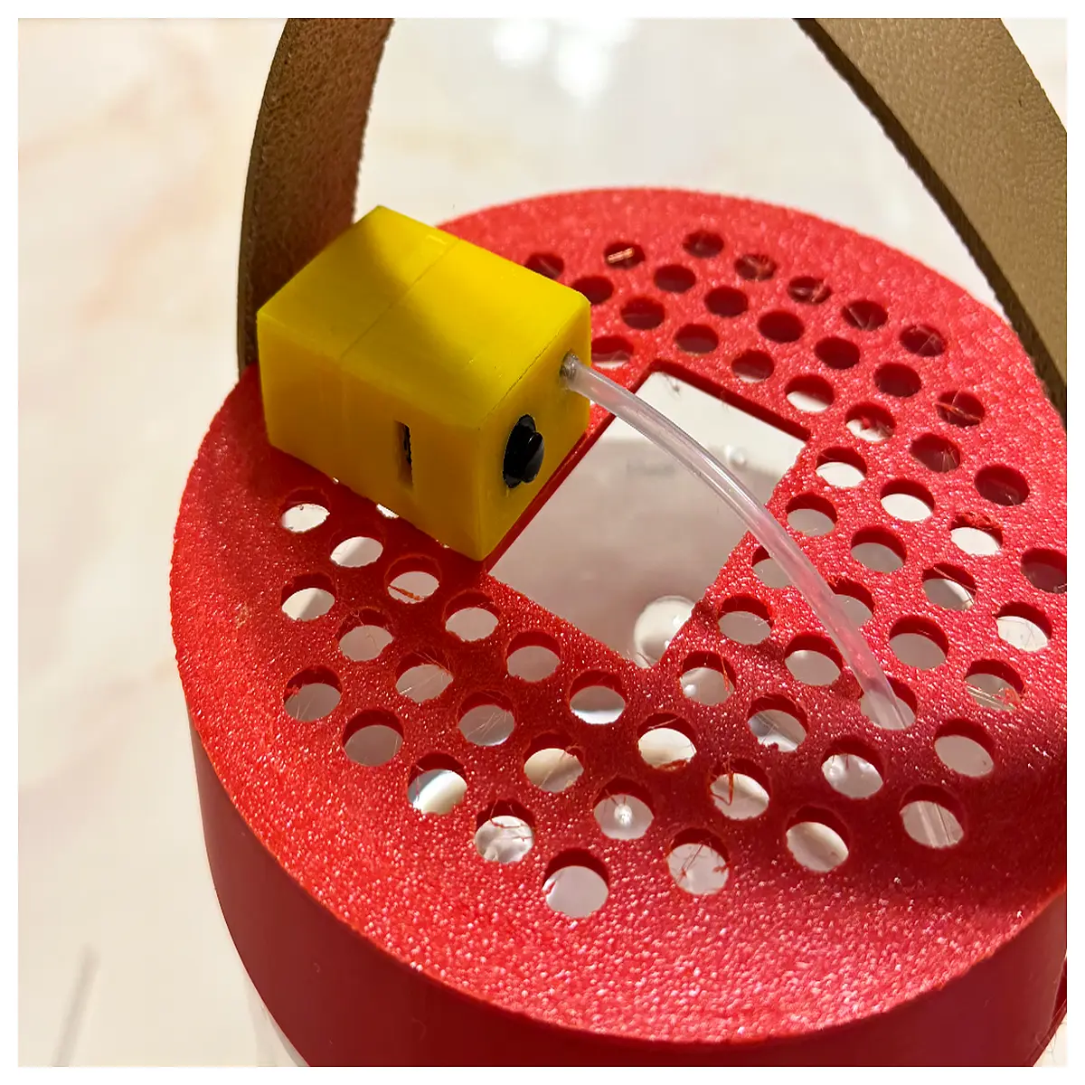 Small Fishing Bucket Lid Air Pump Mini Bubble Pump Fishing Accessory Float Air Bag Catch Bag Air Pressure Regulation