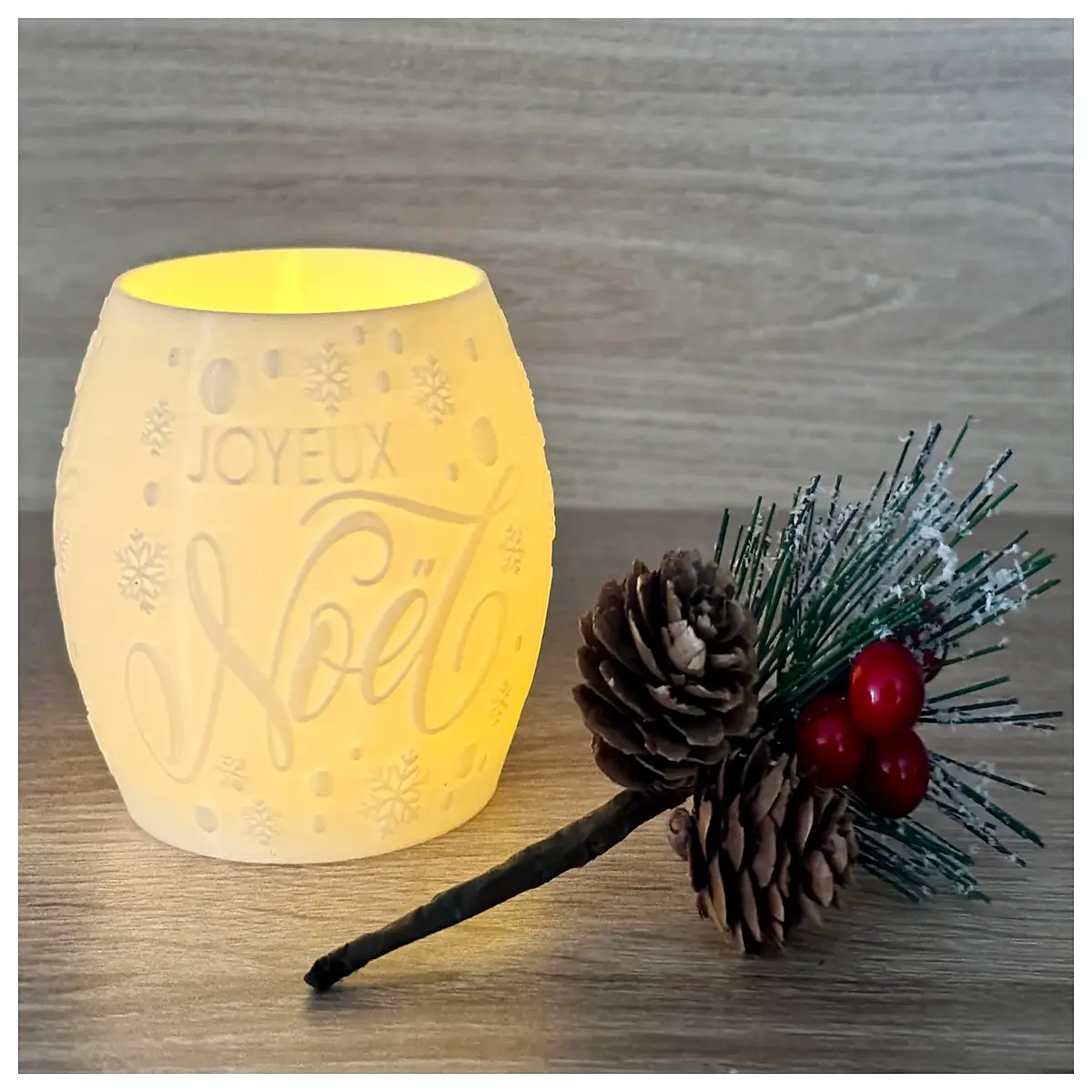 Small Tea Candles Merry Christmas Festive Decoration Christmas Gift Candles Decorative Atmosphere Christmas Mood