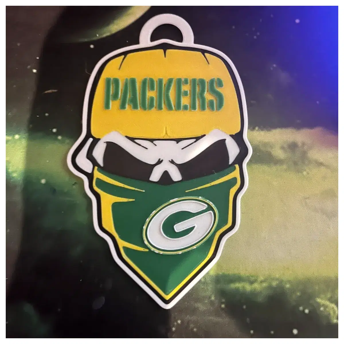 Green Bay Packers Skeleton Chain Gear Player Memorial Collectible Charm Bracelet Packers Gift