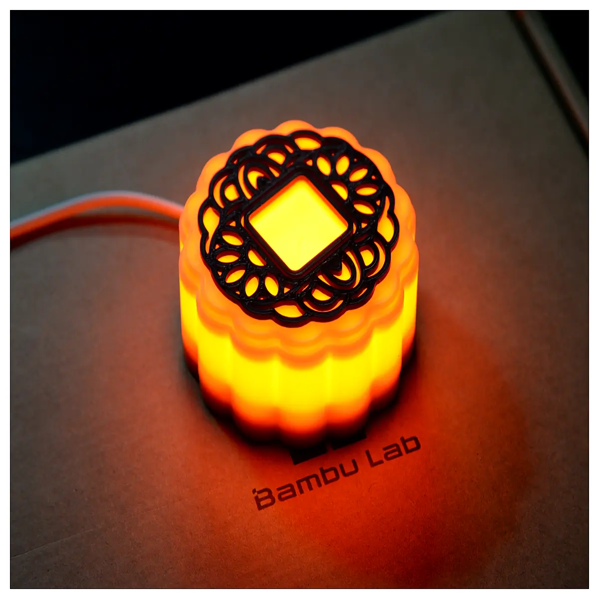 cute mooncake night for kids room battery operated 中秋 festival gift decor warm glow bedside table non silicone nightlight