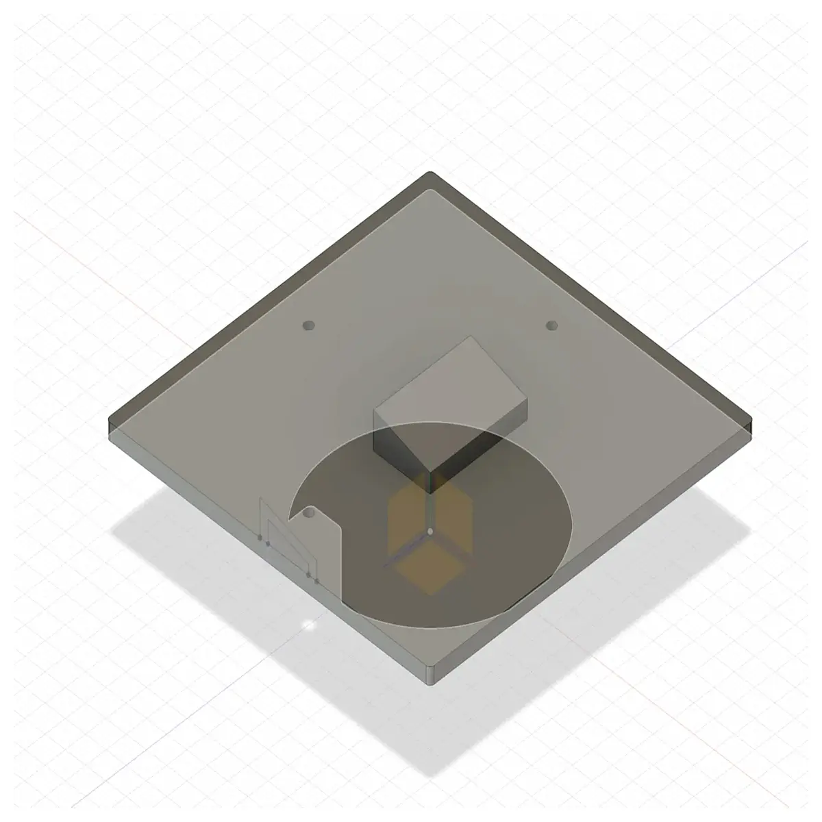 Wall Mount Box with Pass Through for Speaker Cables Audio Accessories Wall Brackets Ideal for Sound Systems