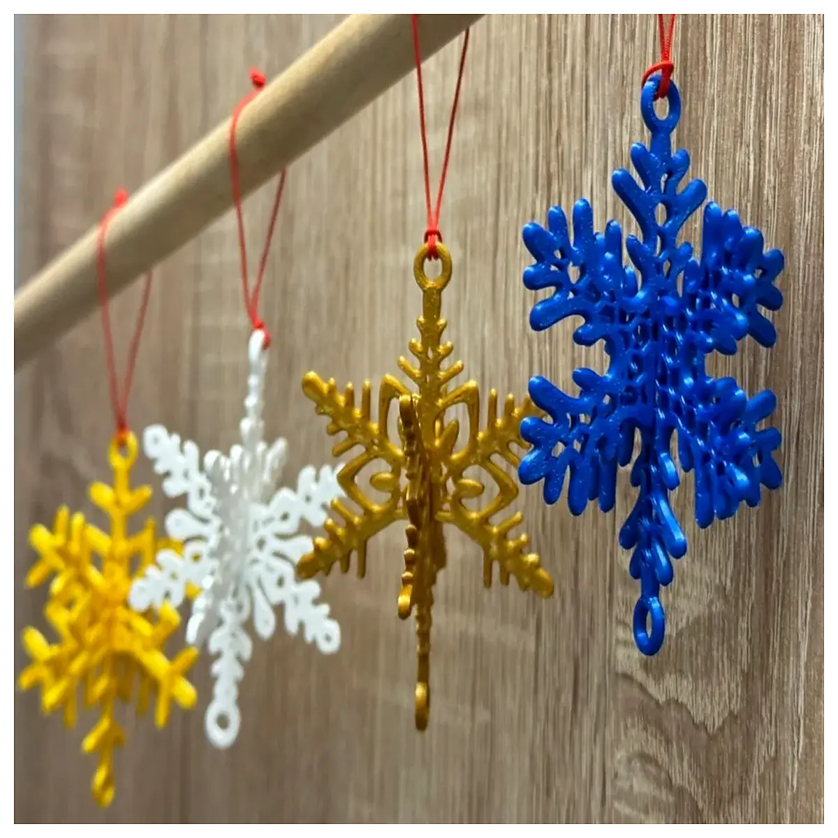 Christmas Snowflake Decorations Festive Party Decor Snowflake Hanging Ornament Winter Indoor Decoration Christmas Gift
