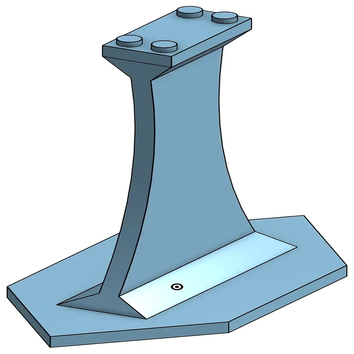 Display Stand 4 Inch Model Display Shelf Toy Showcase Boat Model Stand Collection Display 102mm