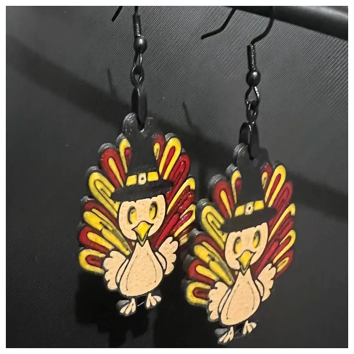 Turkey Earring Women s Fashion Feather Earrings Simple Cute Party Decoration Elegant Accessories Party Earrings