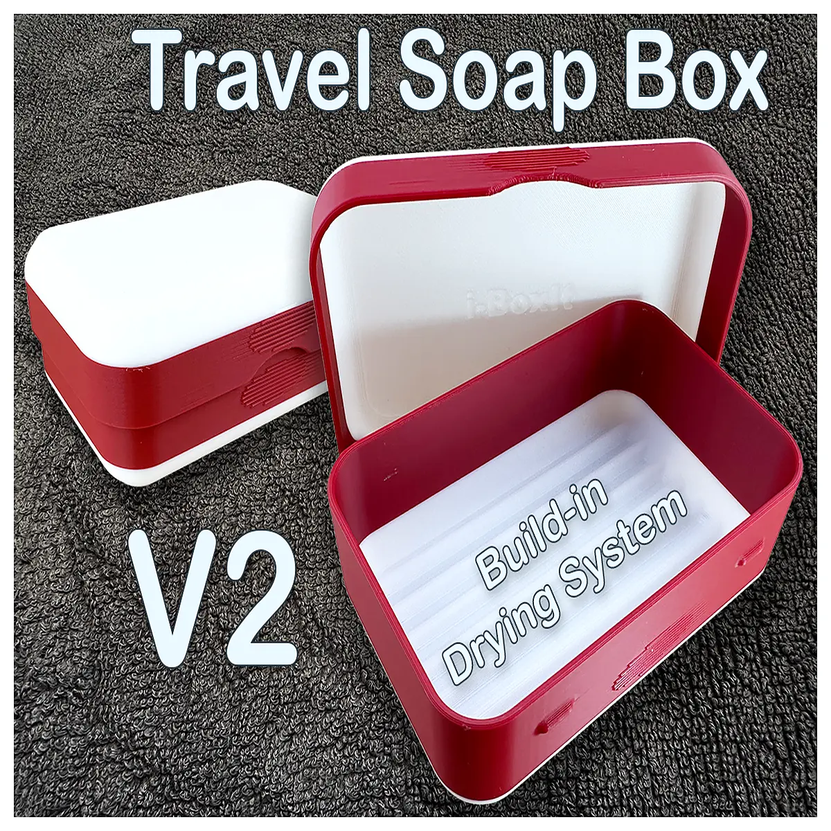 travel soap dish with snap lock lid leakproof toiletry organizer for bathroom shower camping suitcase